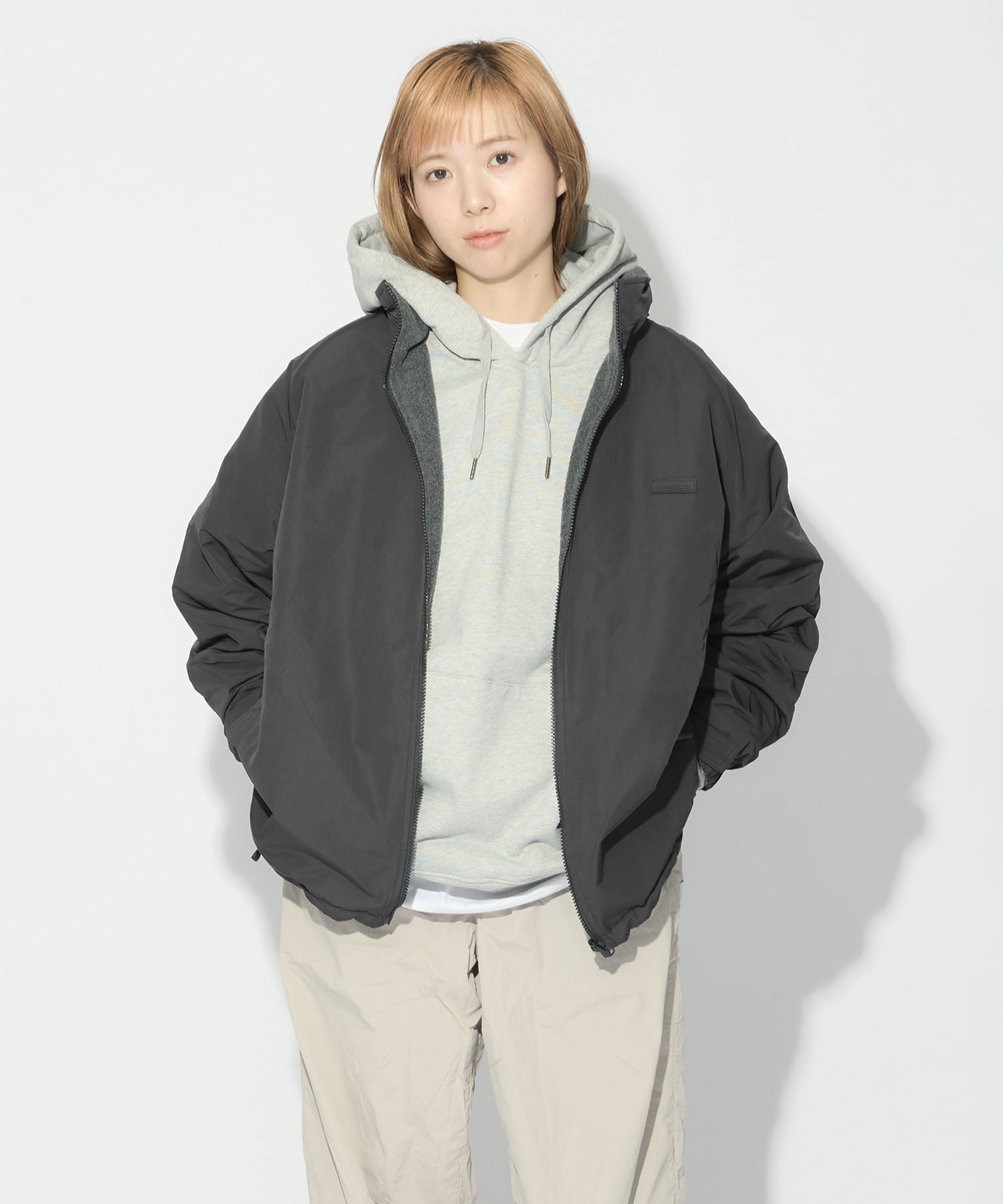 REVERSIBLE CITY BLOUSON【BLACK】