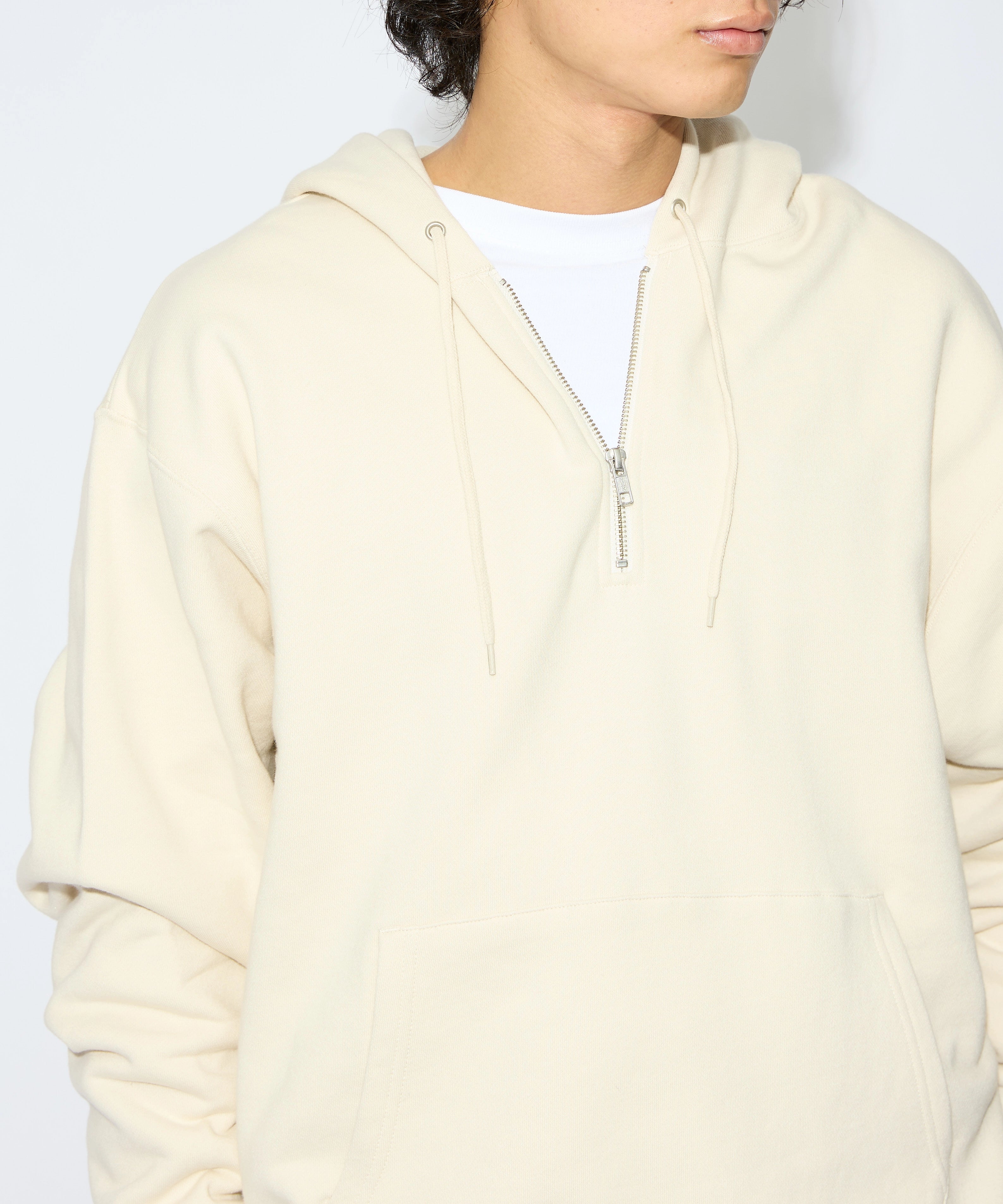 ×RUSSELL ATHLETIC "HIGH COTTON" HALFZIP SWEATHOODIE
