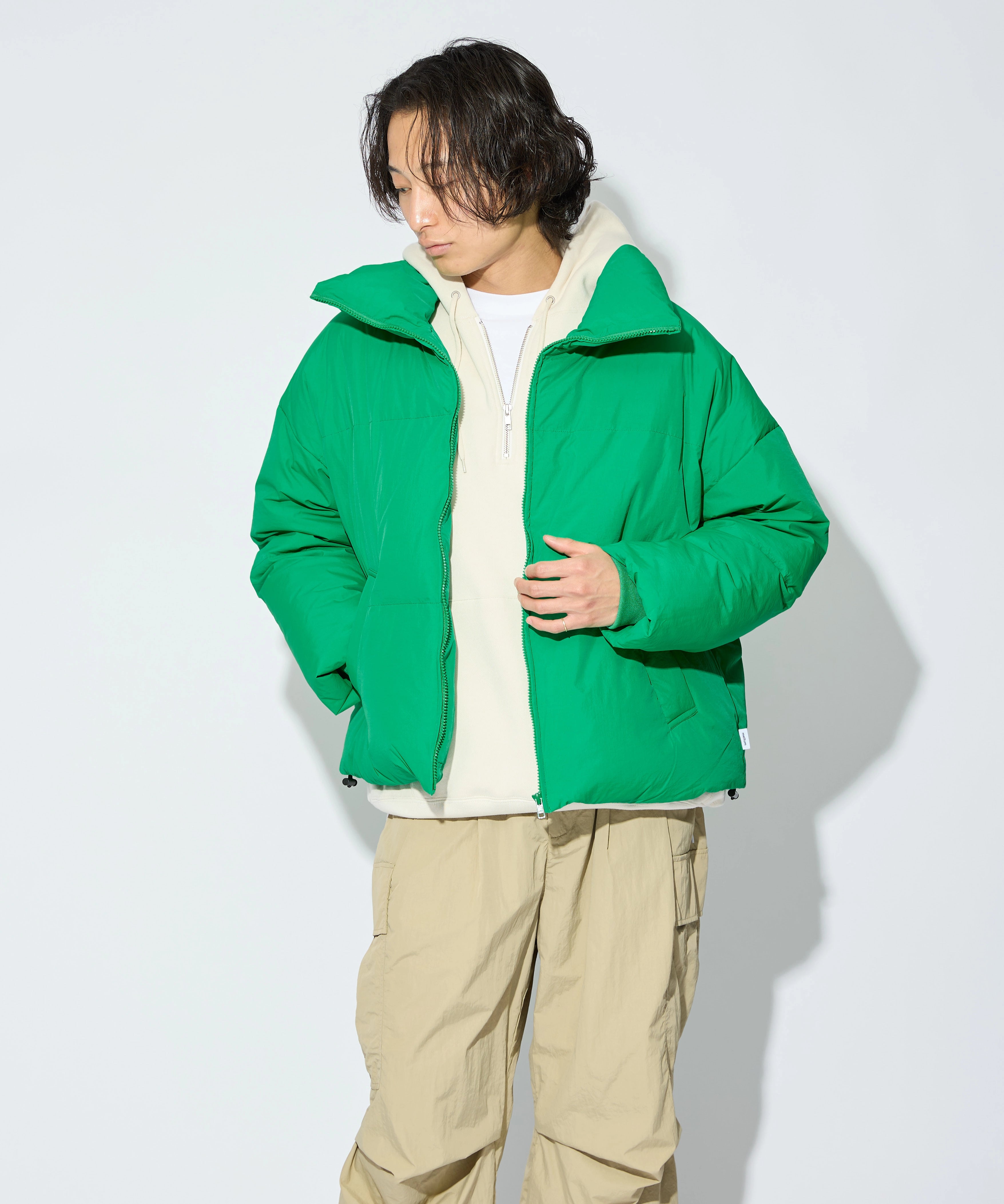 PUFF DOWN JACKET【GREEN】