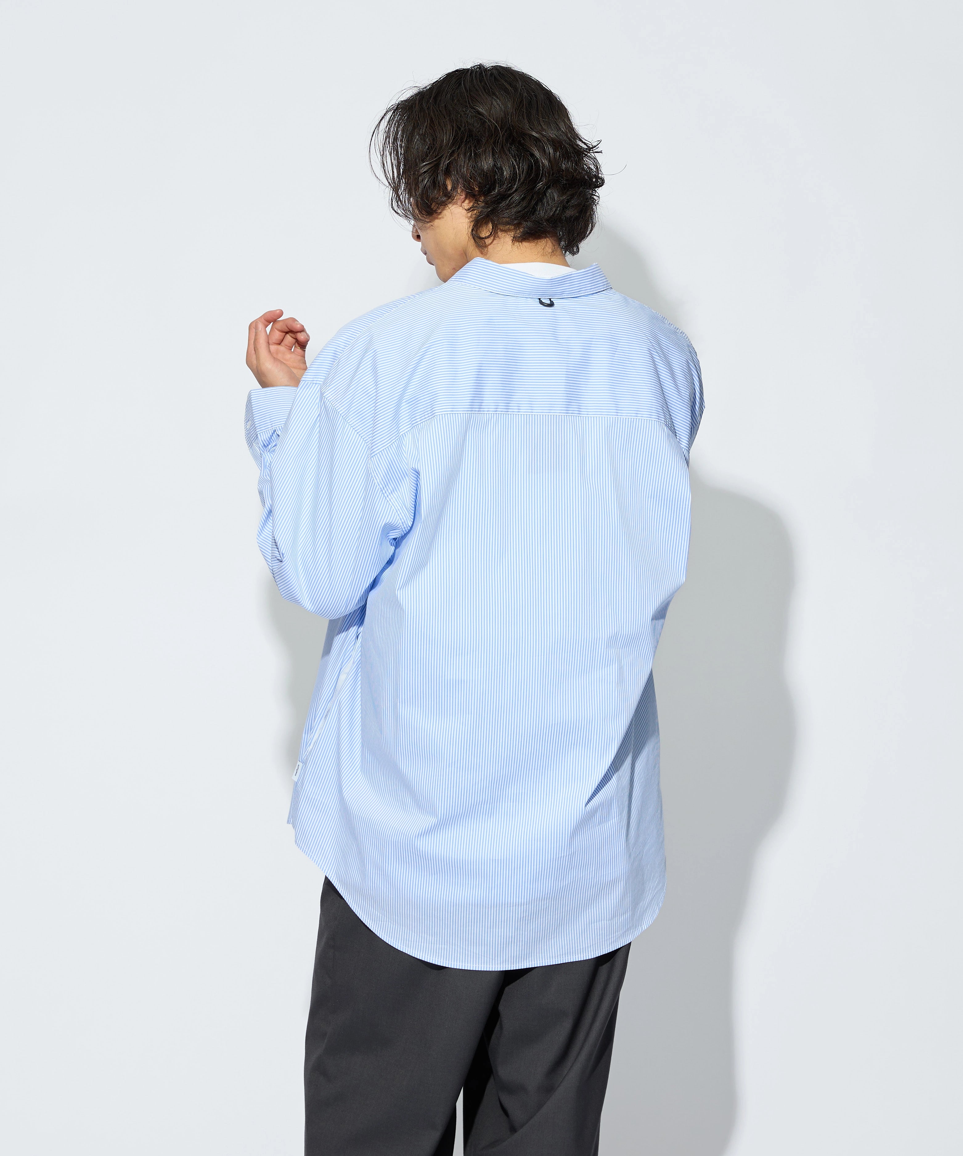 [7/23 TUE 18:00~ INSTOCK] LOOSE STRIPE SHIRT L/S