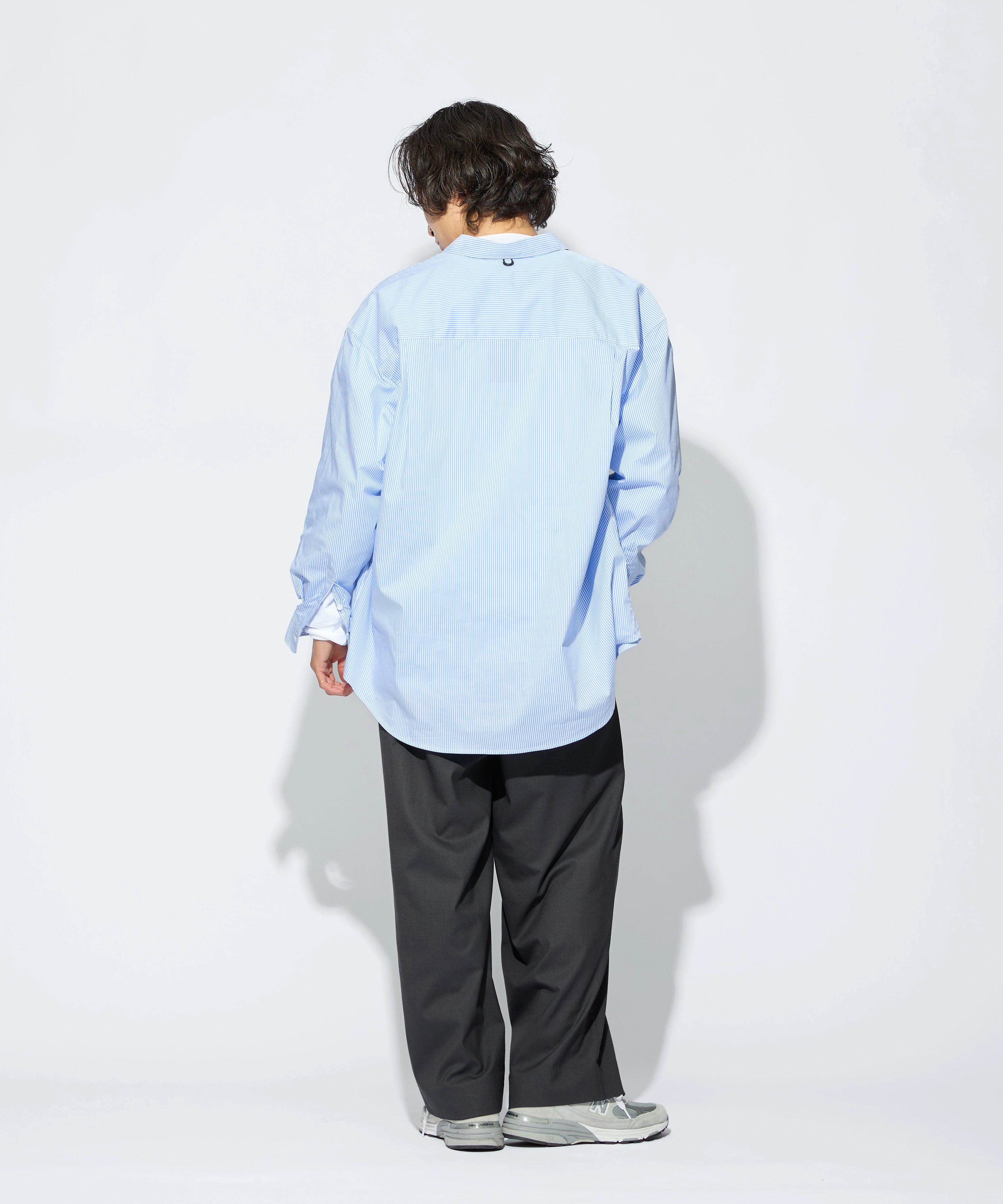 [7/23 TUE 18:00~ INSTOCK] LOOSE STRIPE SHIRT L/S