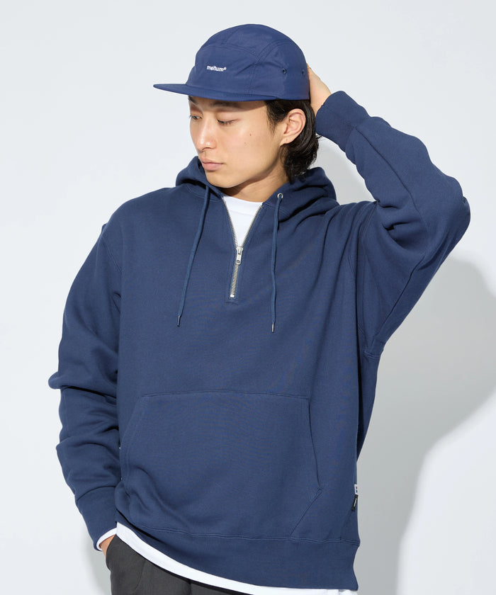 ×RUSSELL ATHLETIC "HIGH COTTON" HALFZIP SWEATHOODIE