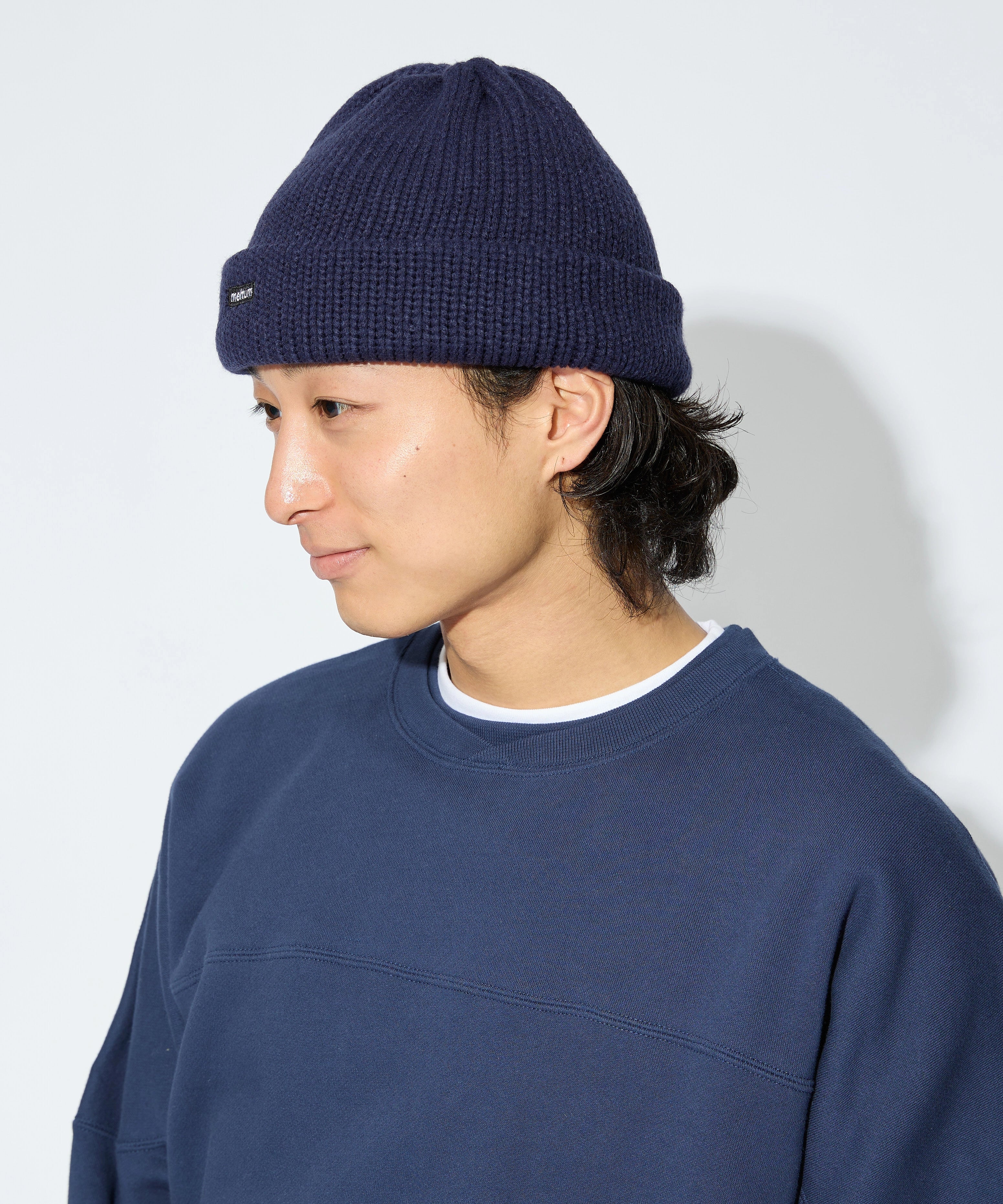 KNIT WATCH CAP [NAVY]