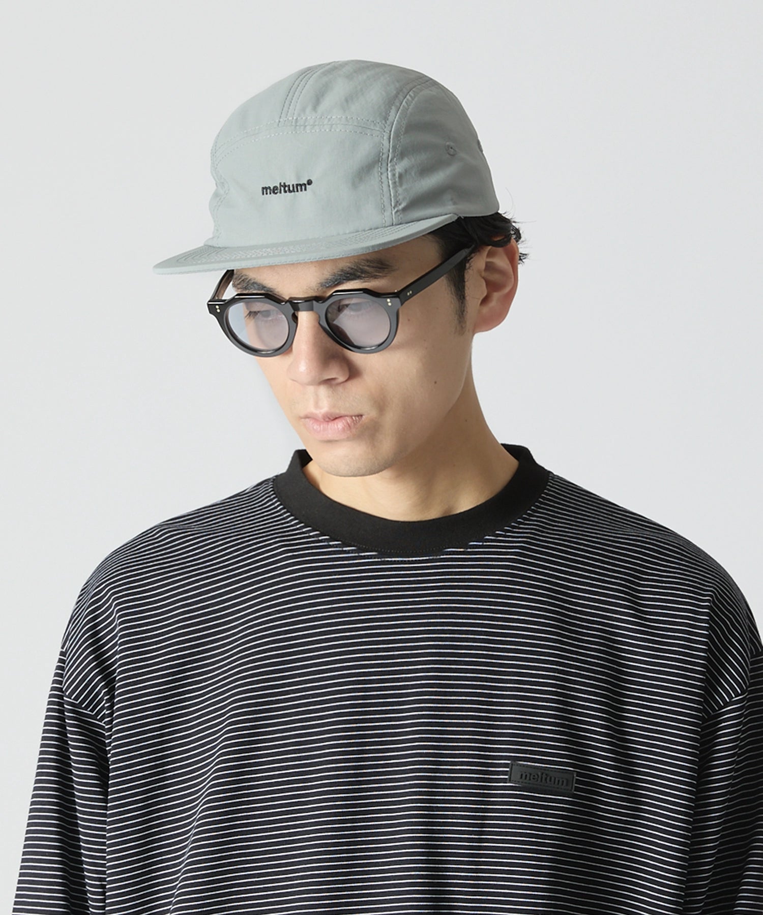 EMBROIDERY LOGO CAP【GREY】