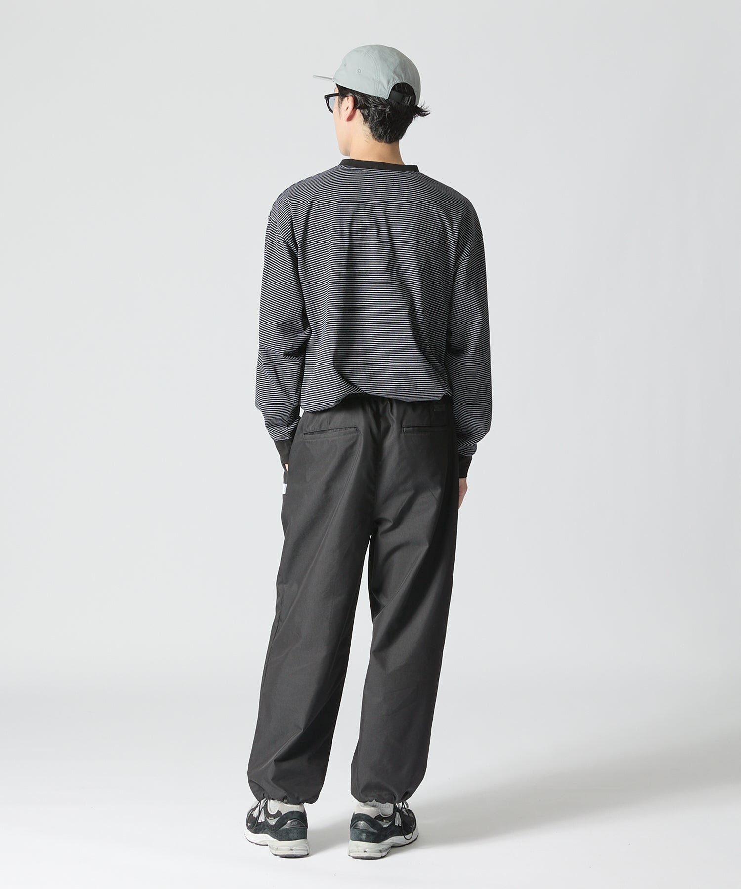 NYLON TWILL STRING PANTS