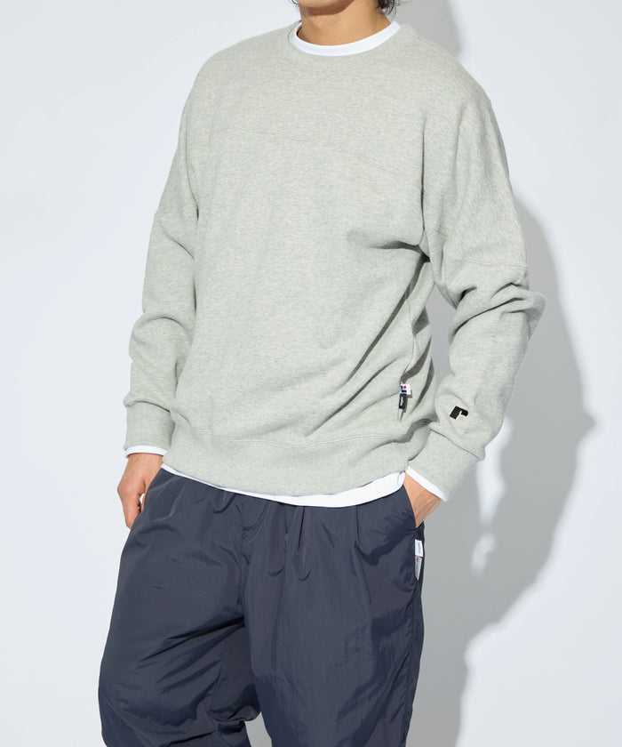 ×RUSSELL ATHLETIC "HIGH COTTON" CAP SHOULDER SWEATSHIRT