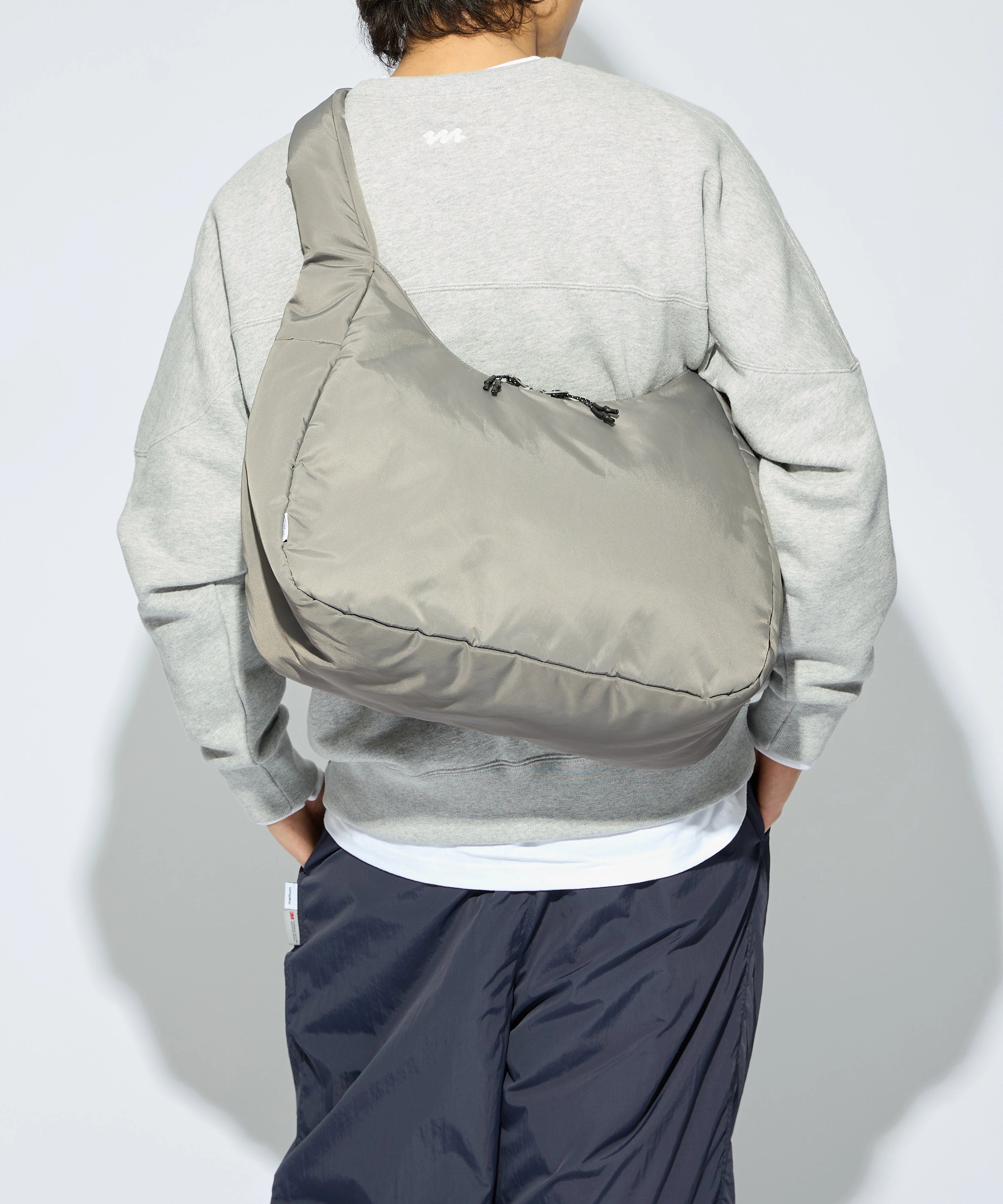 SOFT SHELL MESSENGER BAG【GREY】