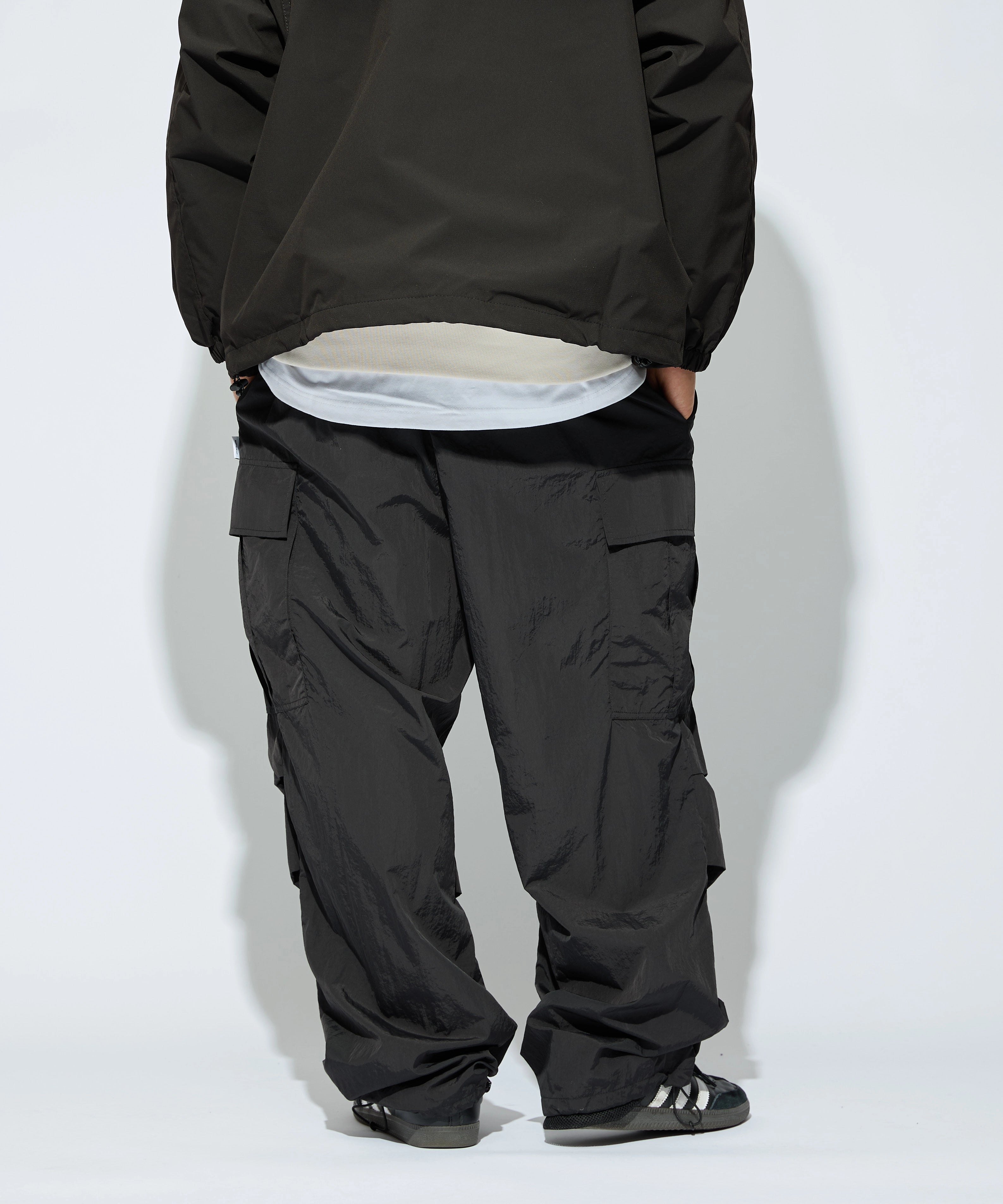 ALL-ROUND CARGO STRING PANTS【BLACK】