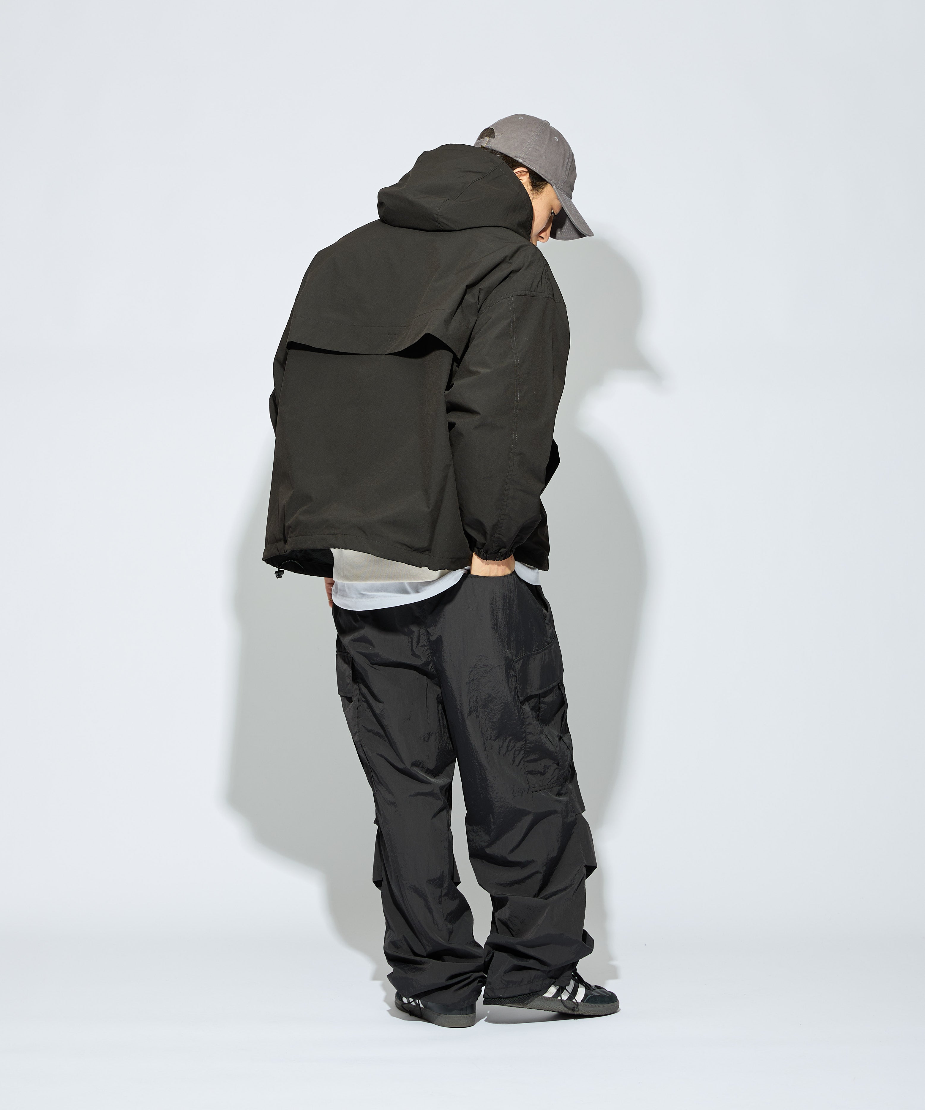 ALL-ROUND CARGO STRING PANTS【BLACK】