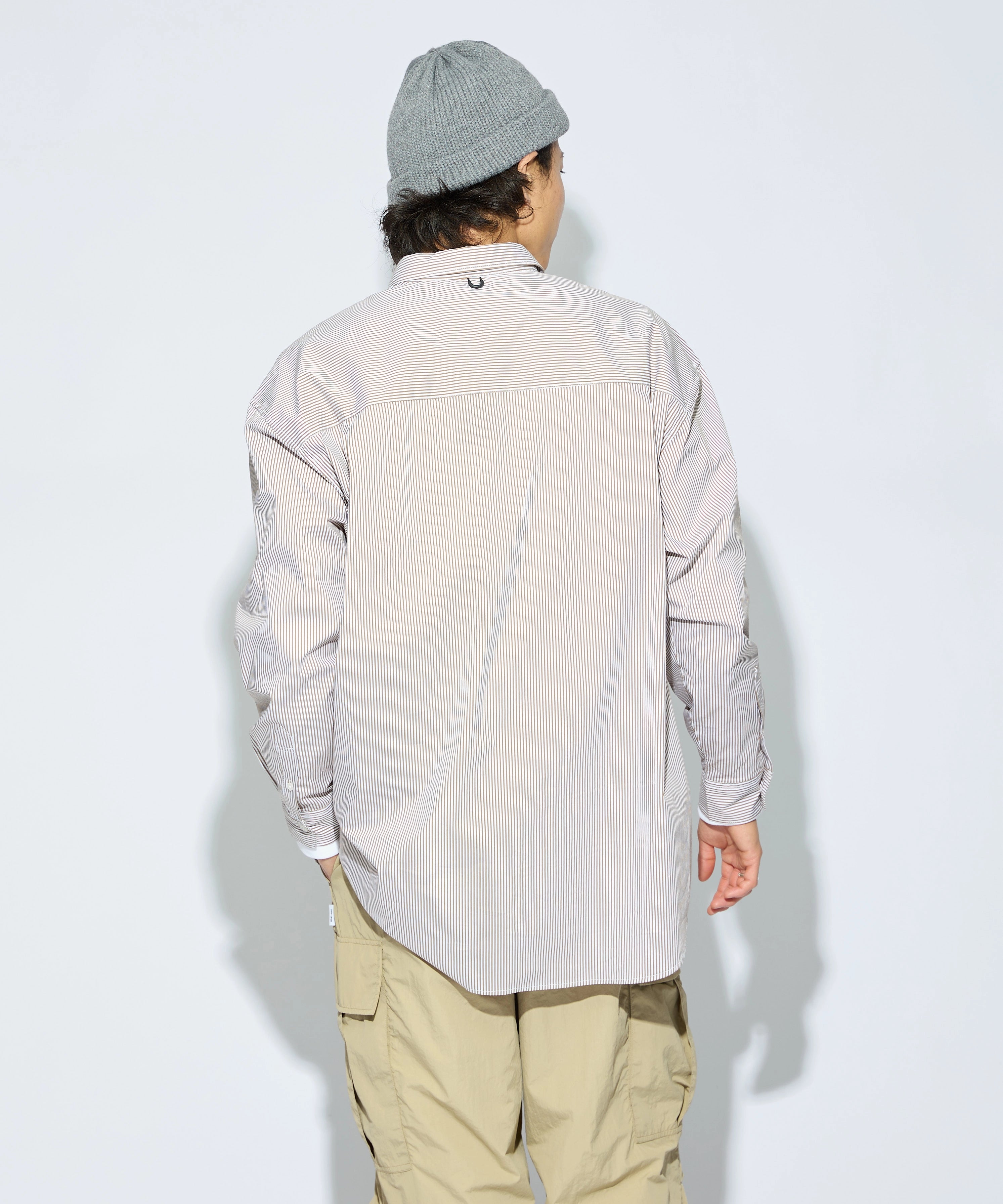 [7/23 TUE 18:00~ INSTOCK] LOOSE STRIPE SHIRT L/S