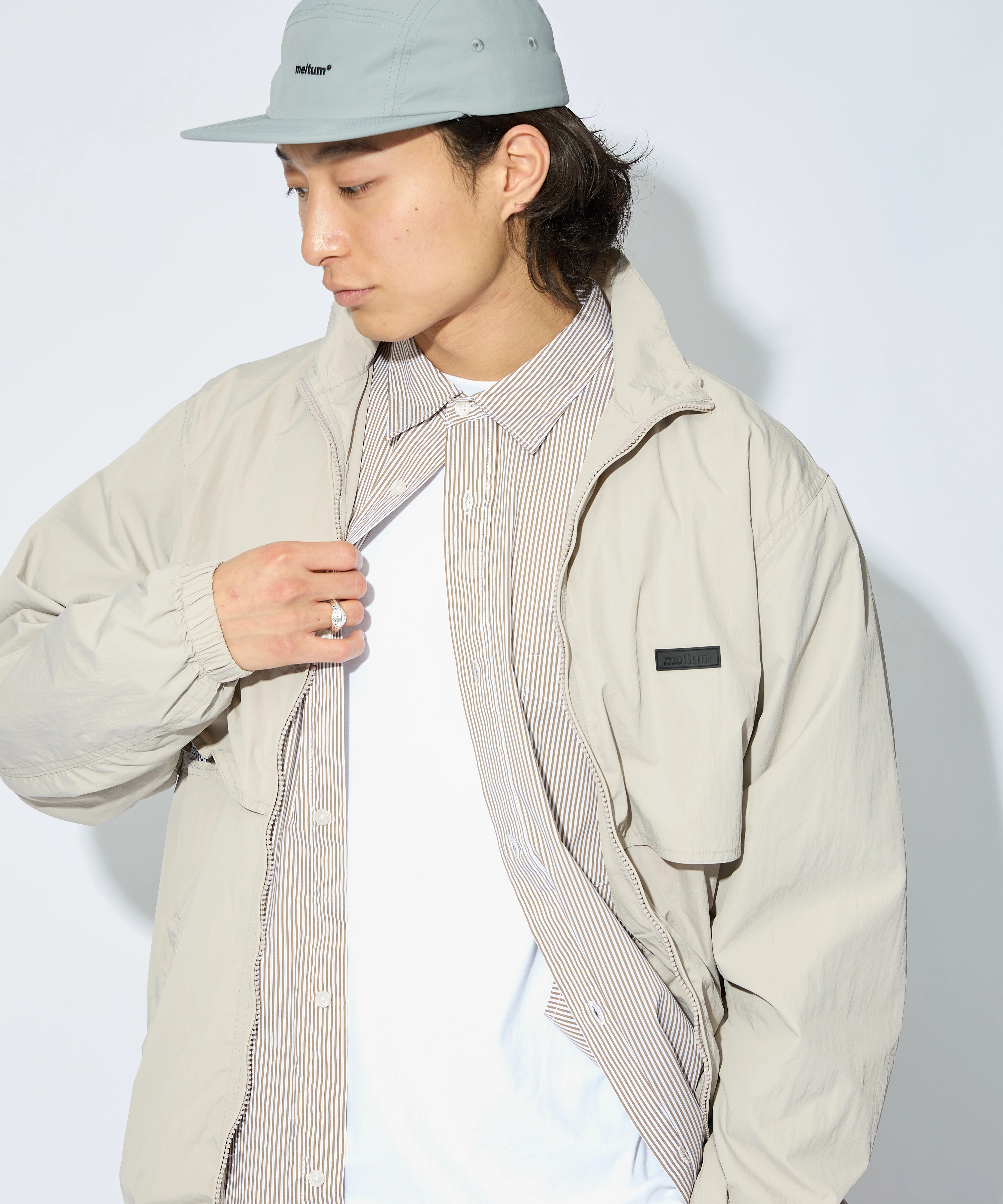 ALL-ROUND ZIP UP JACKET【L.GREY】