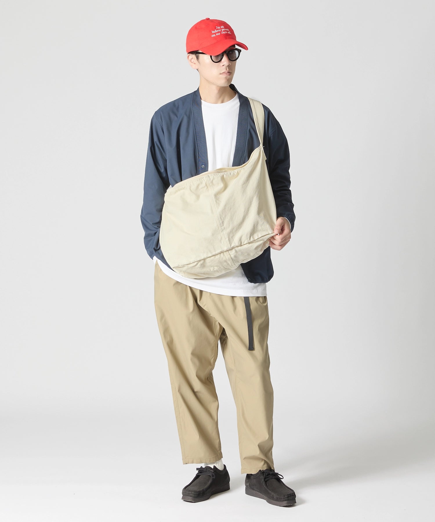 CANVAS MESSENGER BAG【NATURAL】