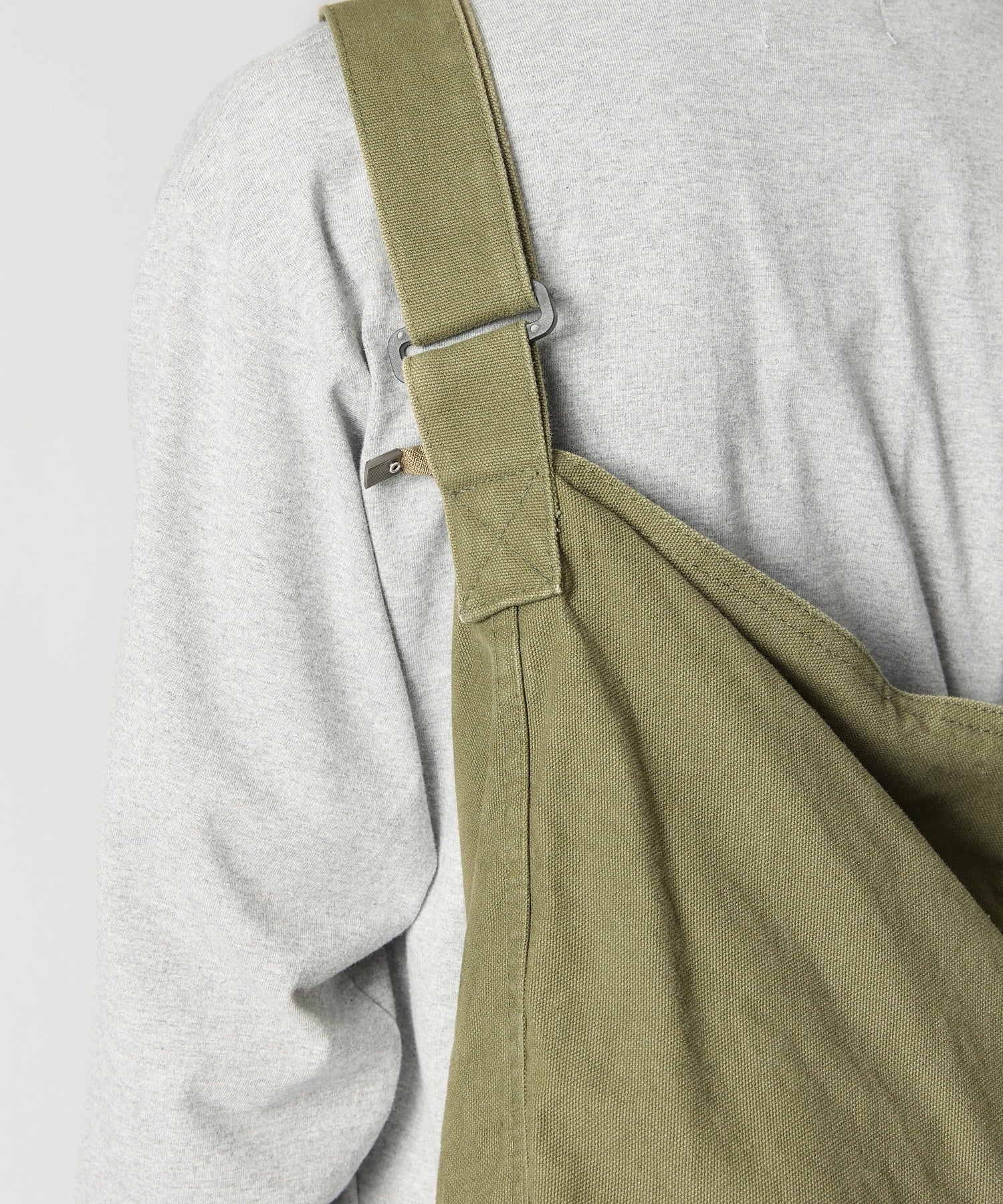 CANVAS MESSENGER BAG【KHAKI】