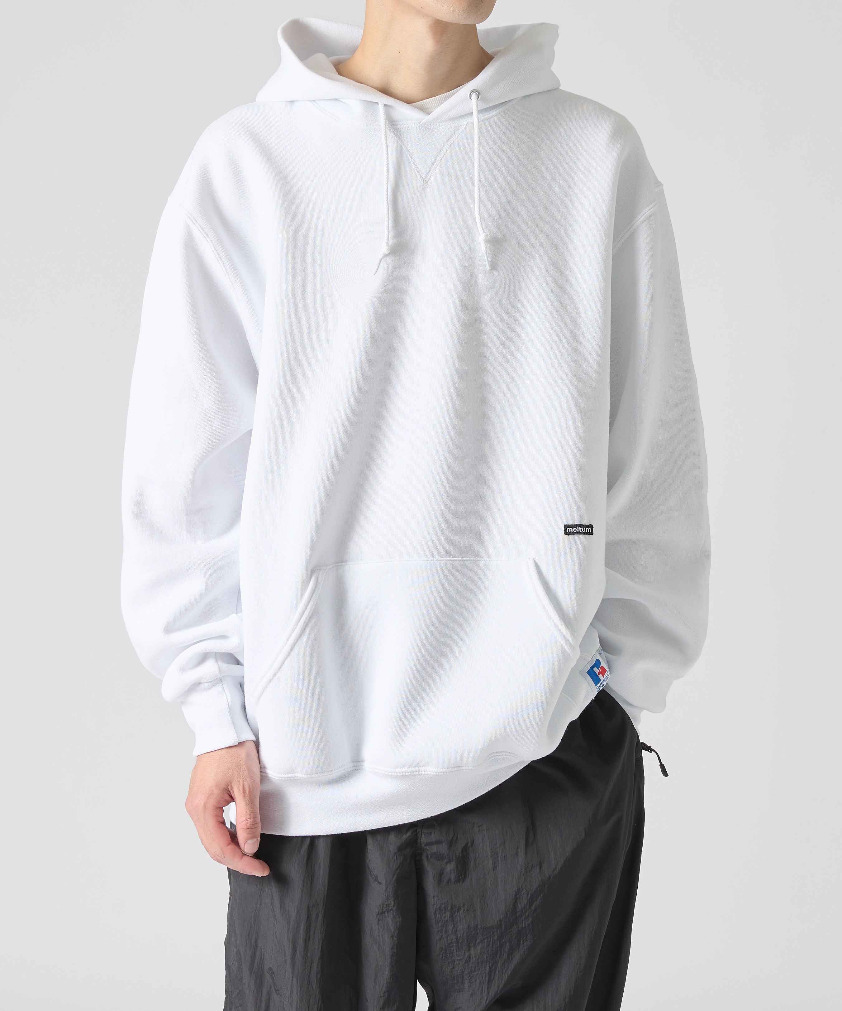 ×RUSSELL ATHLETIC STANDARD SWEAT HOODIE【WHITE】