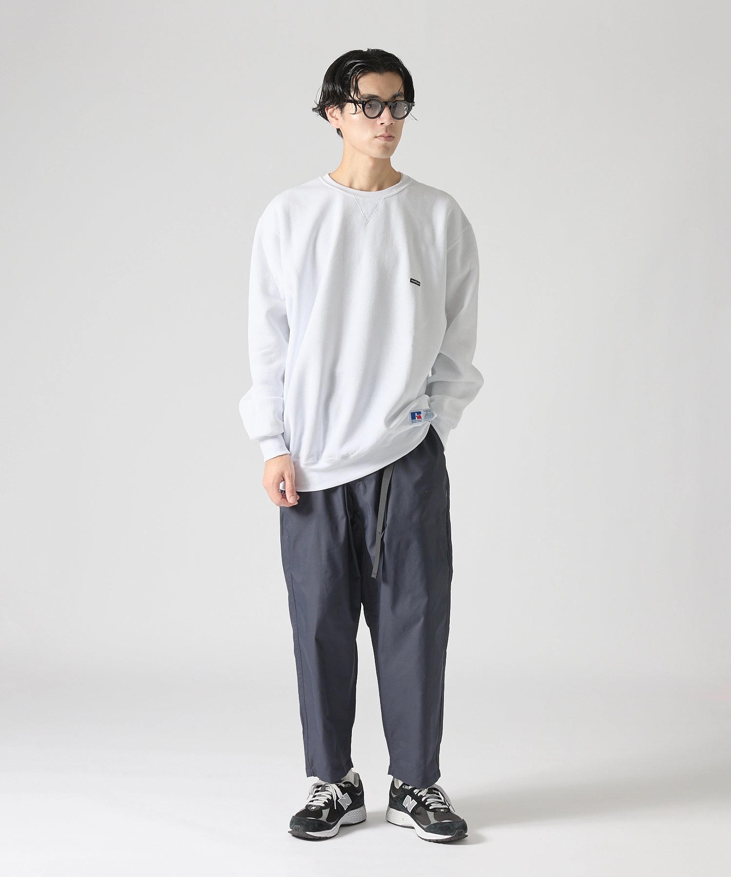 ×RUSSELL ATHLETIC STANDARD CREWNECK SWEAT【WHITE】