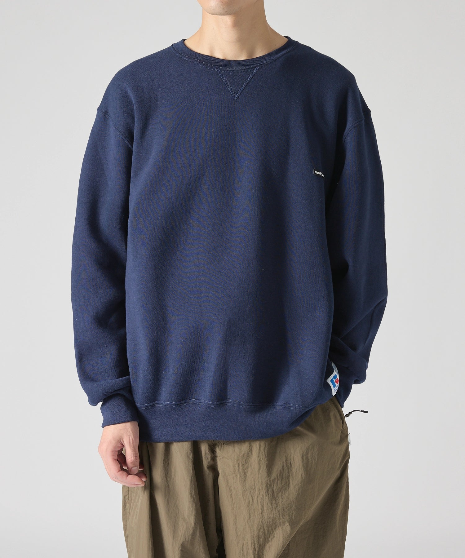 ×RUSSELL ATHLETIC STANDARD CREWNECK SWEAT【NAVY】