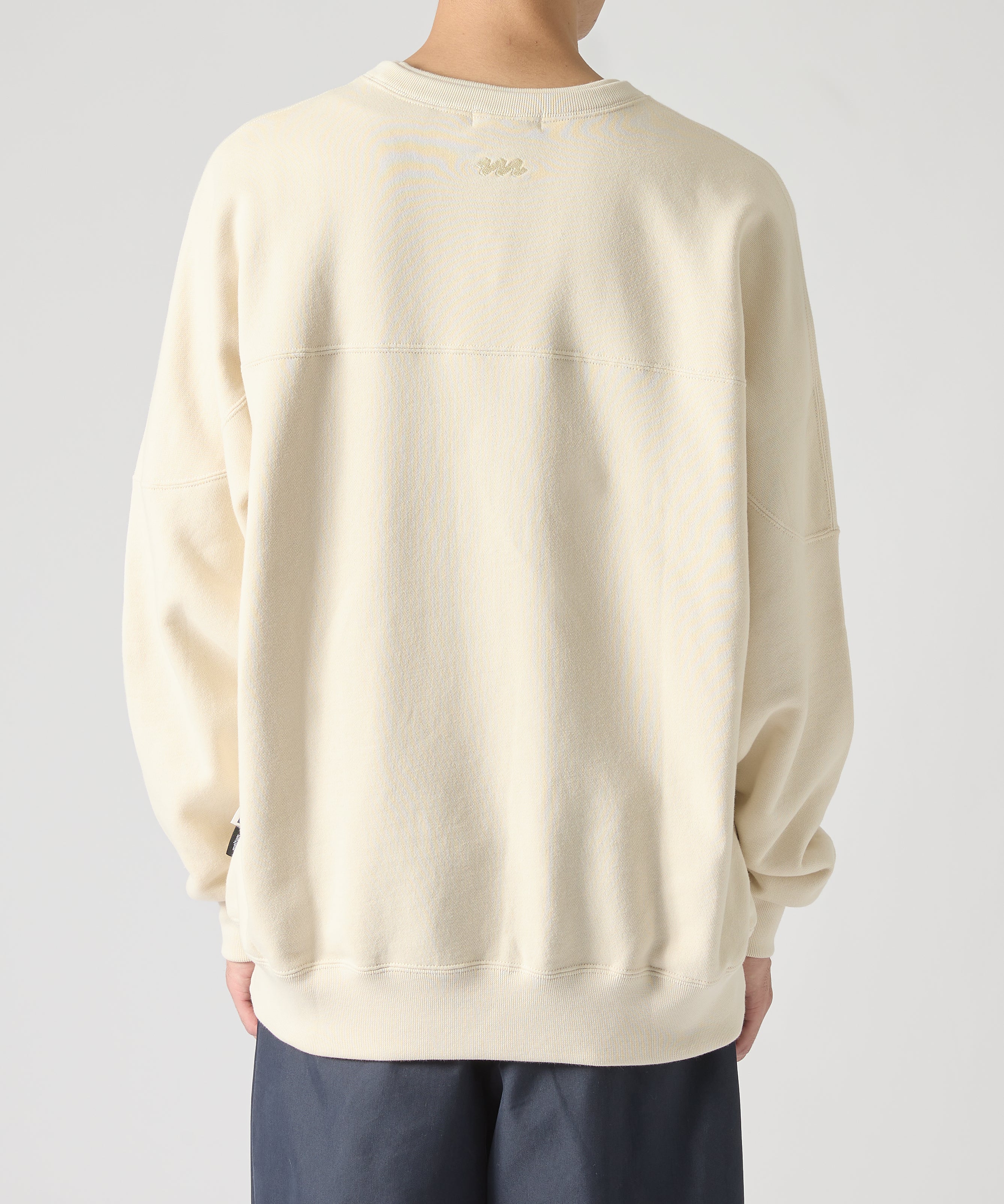 meltum × RUSSELL ATHLETIC CAP SHOULDER SWEATSHIRT