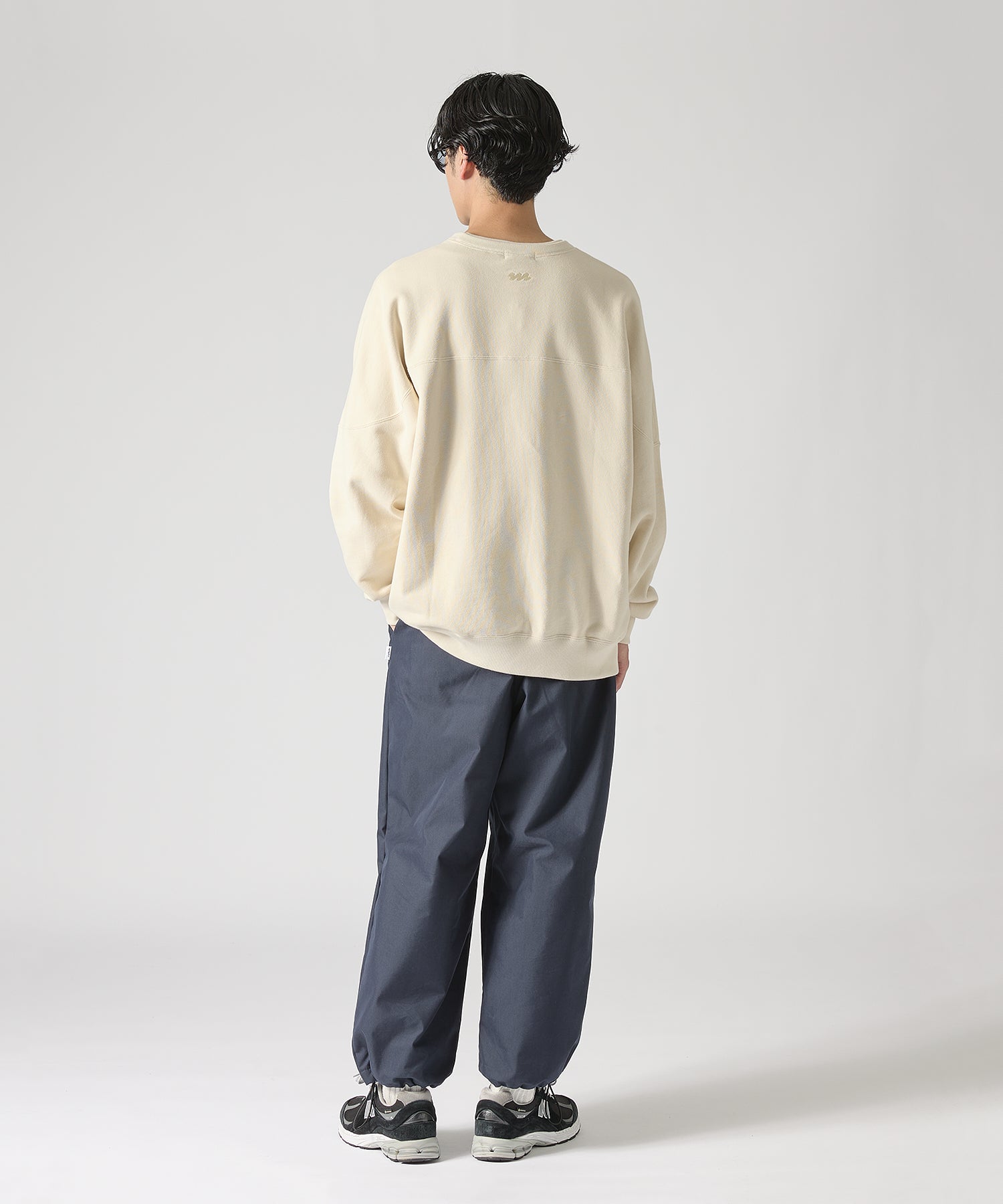 meltum × RUSSELL ATHLETIC CAP SHOULDER SWEATSHIRT