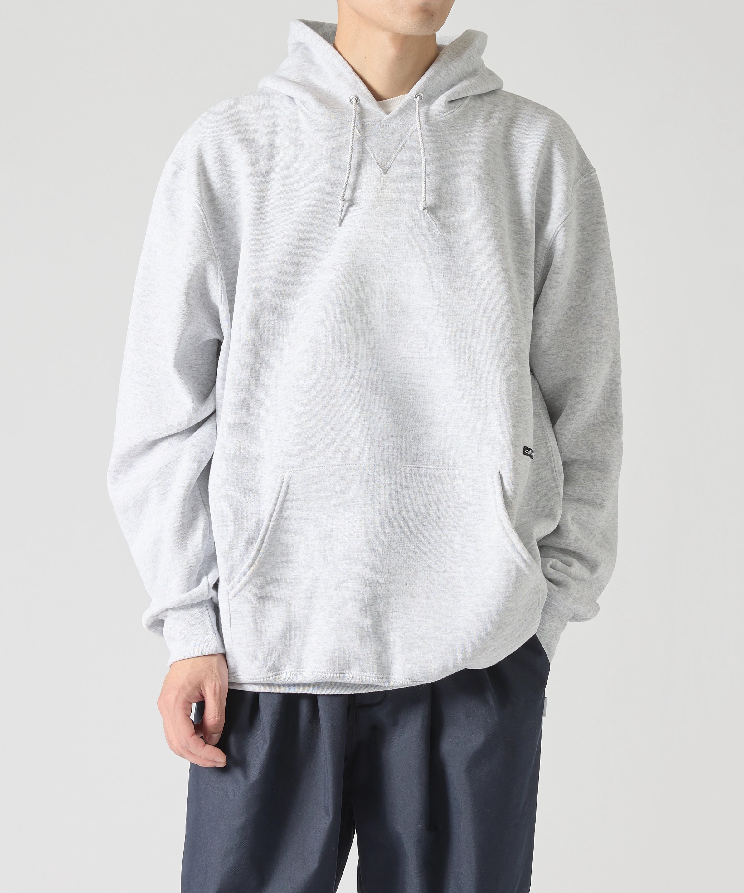 RUSSELL ATHLETIC STANDARD SWEAT HOODIE ASH