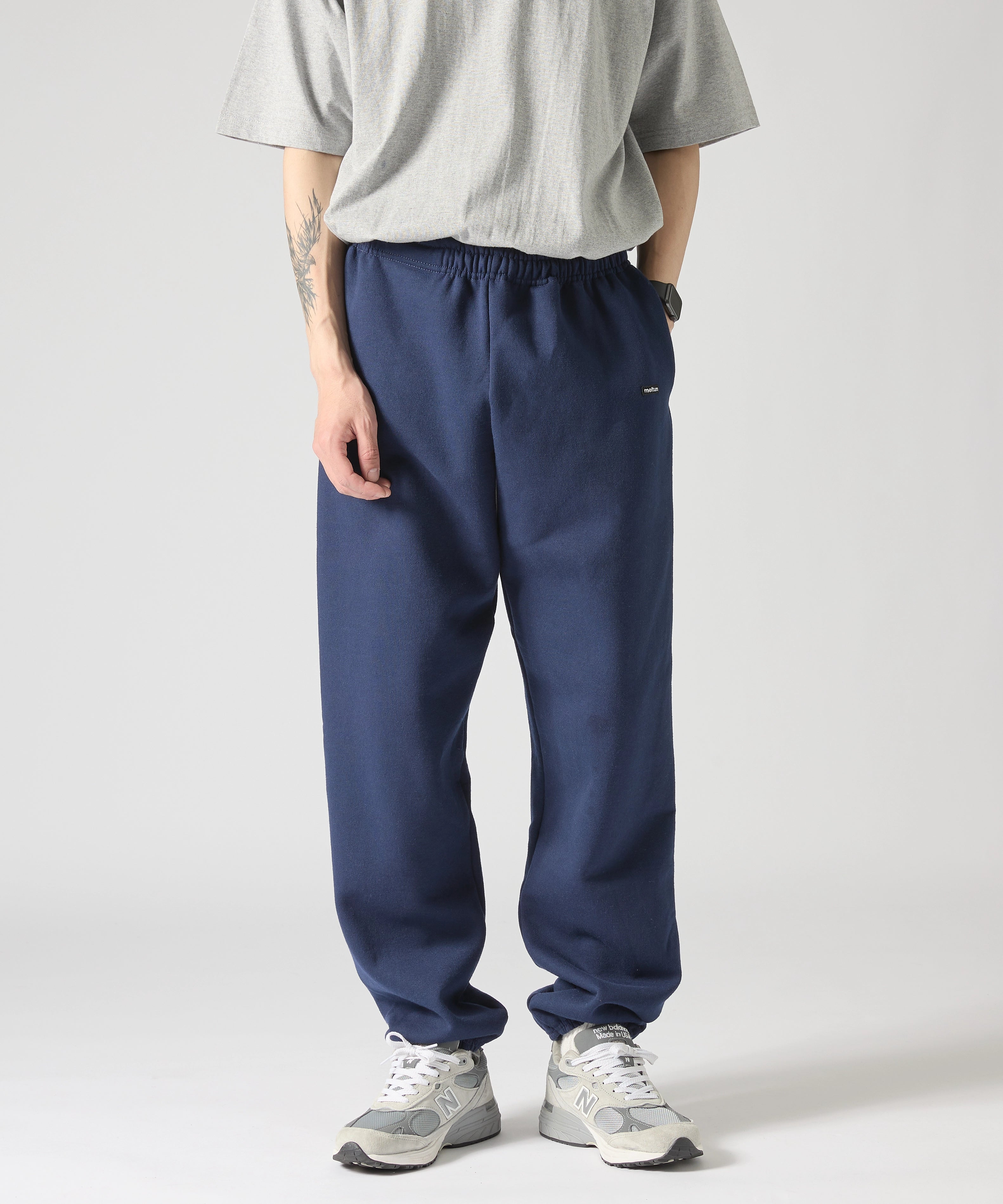 ×RUSSELL ATHLETIC STANDARD SWEAT PANTS【NAVY】