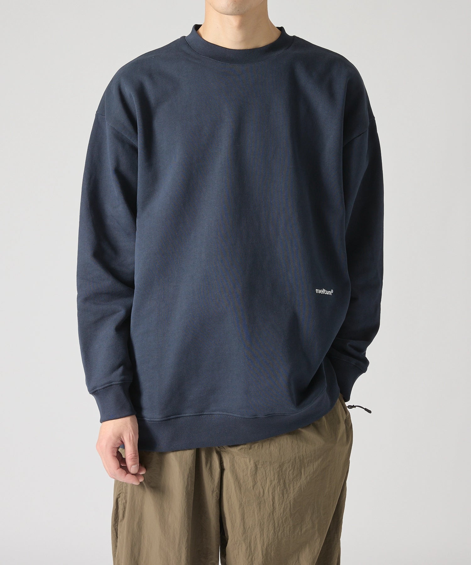 US COTTON HEAVEY SWEAT CREW【NAVY】