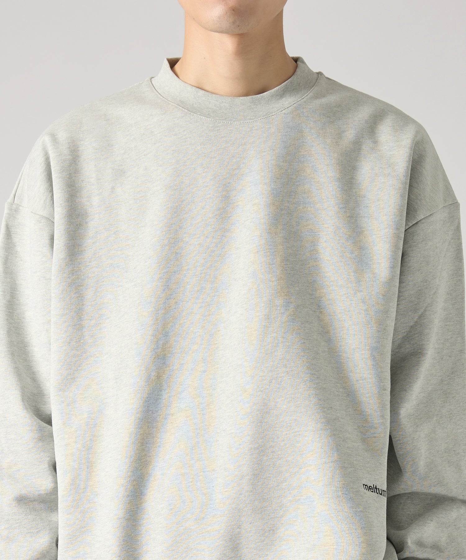 US COTTON HEAVEY SWEAT CREW【GREY】