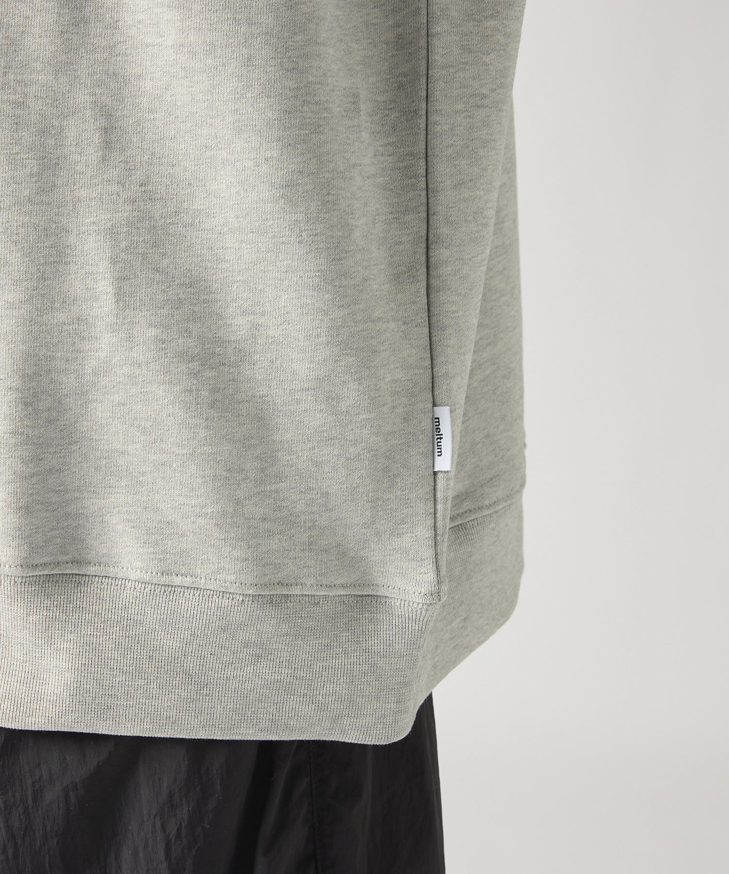 US COTTON HEAVEY SWEAT CREW【GREY】