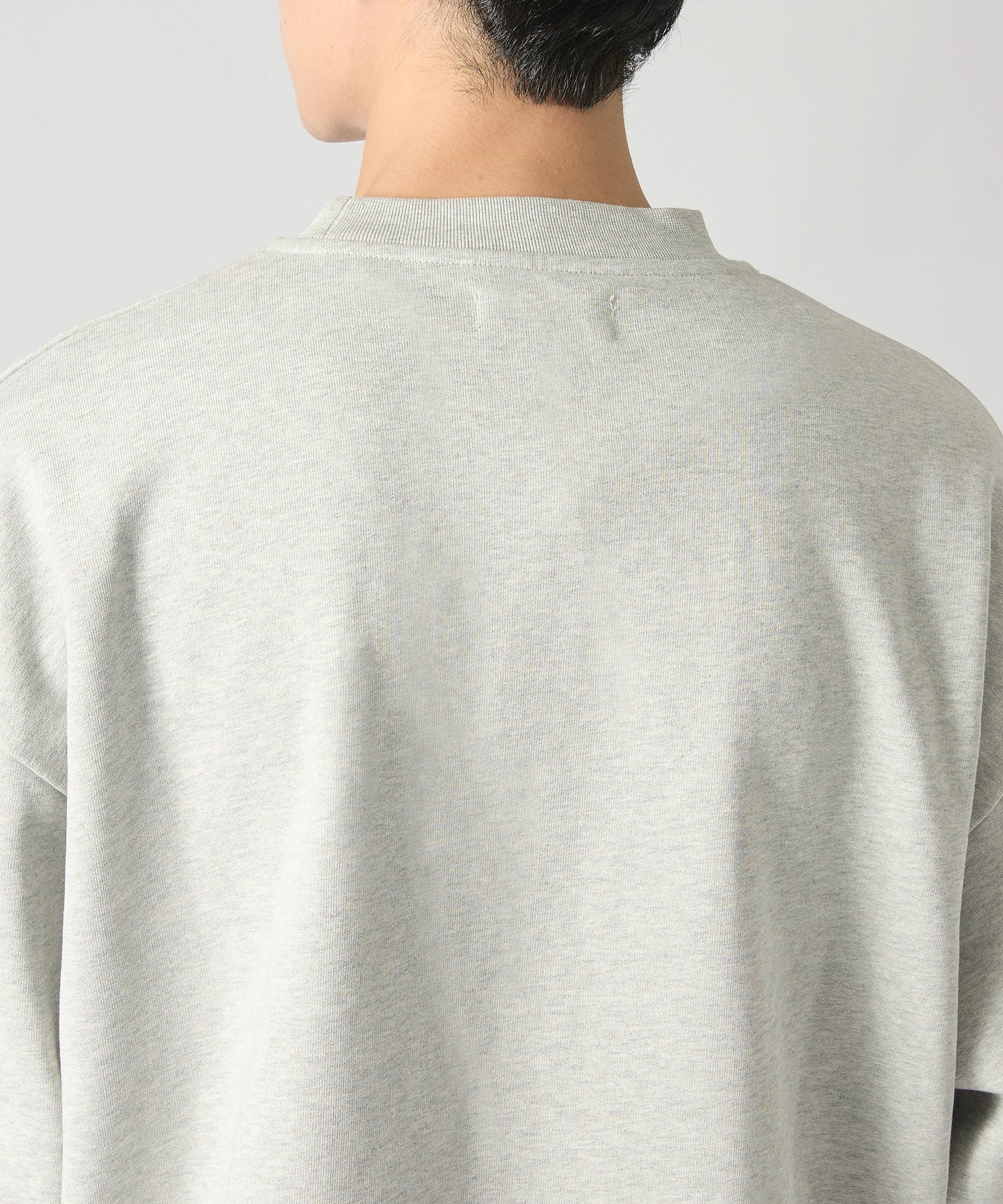 US COTTON HEAVEY SWEAT CREW【GREY】