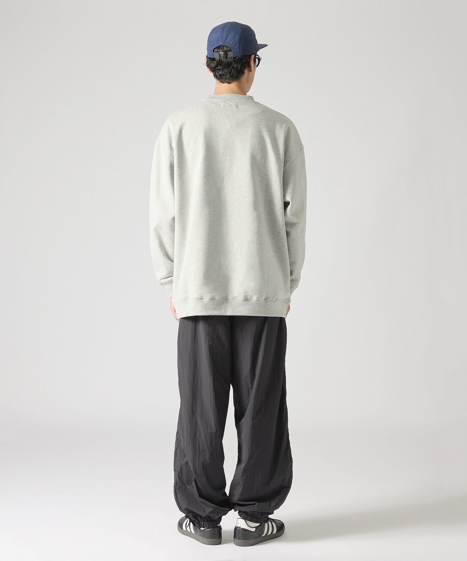 US COTTON HEAVEY SWEAT CREW【GREY】