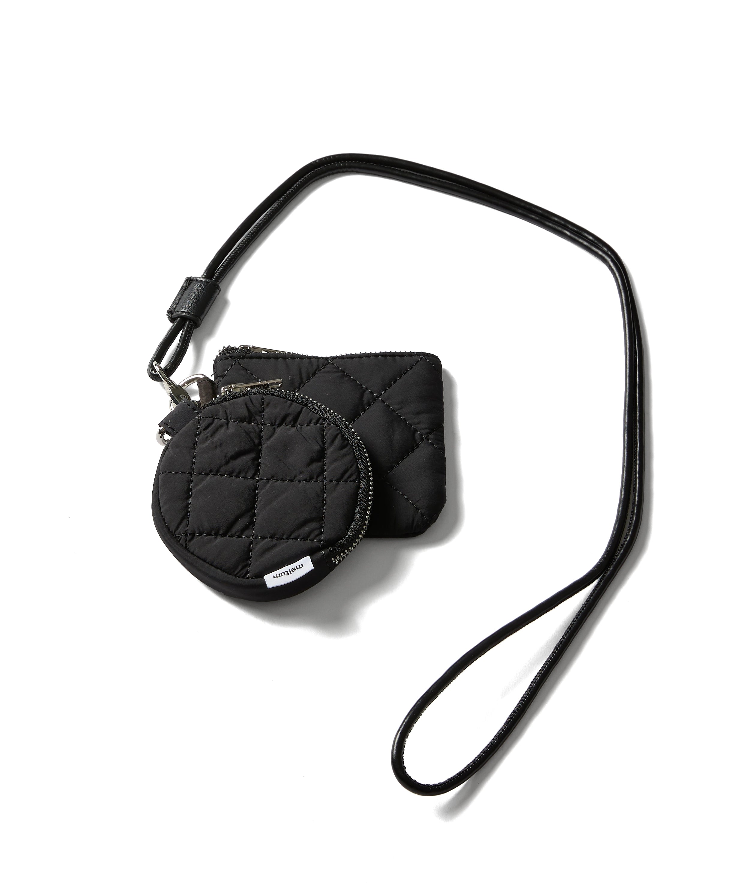 QUILT POUCH SET【BLACK】