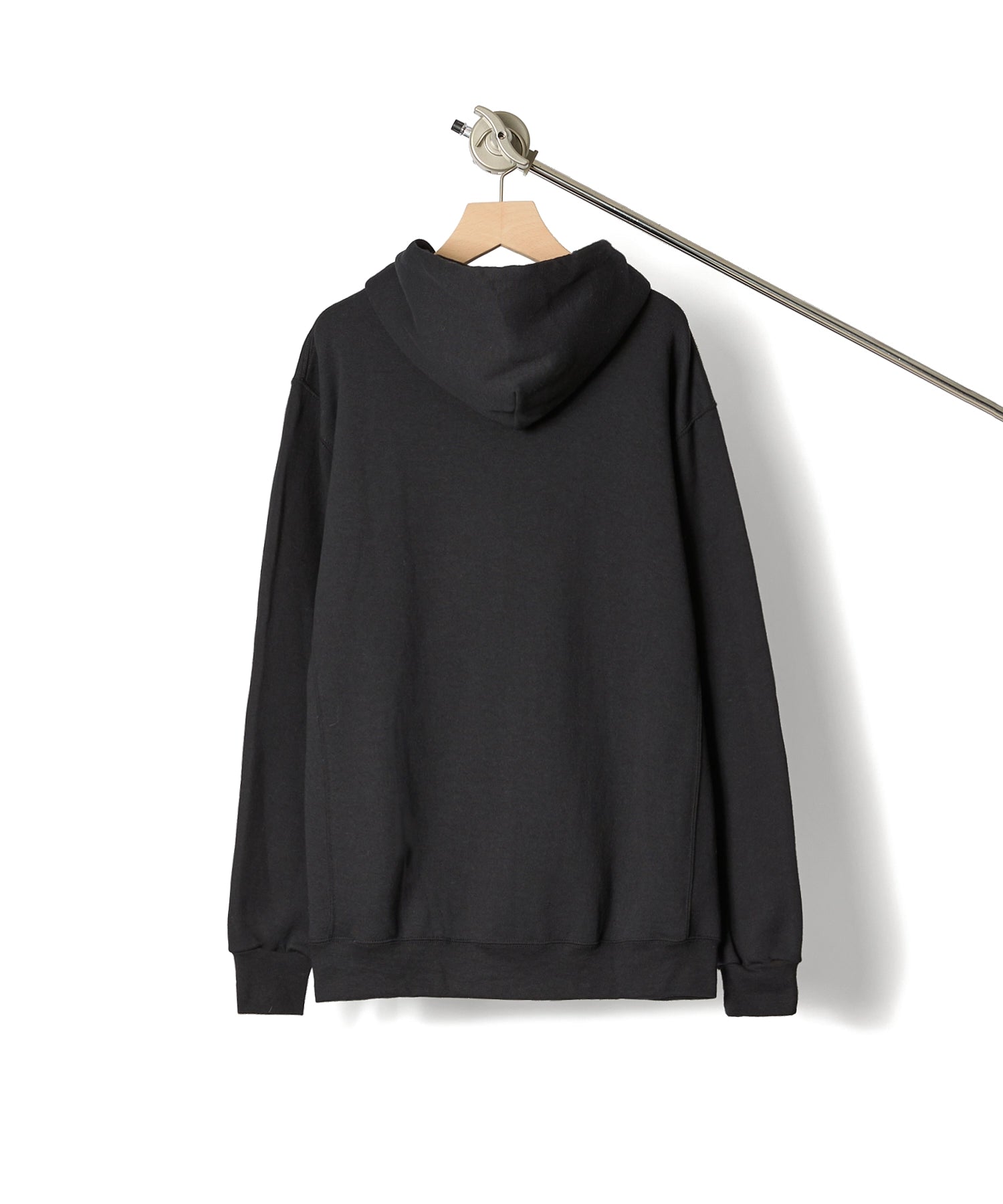 ×RUSSELL ATHLETIC STANDARD ZIP HOODIE【BLACK】