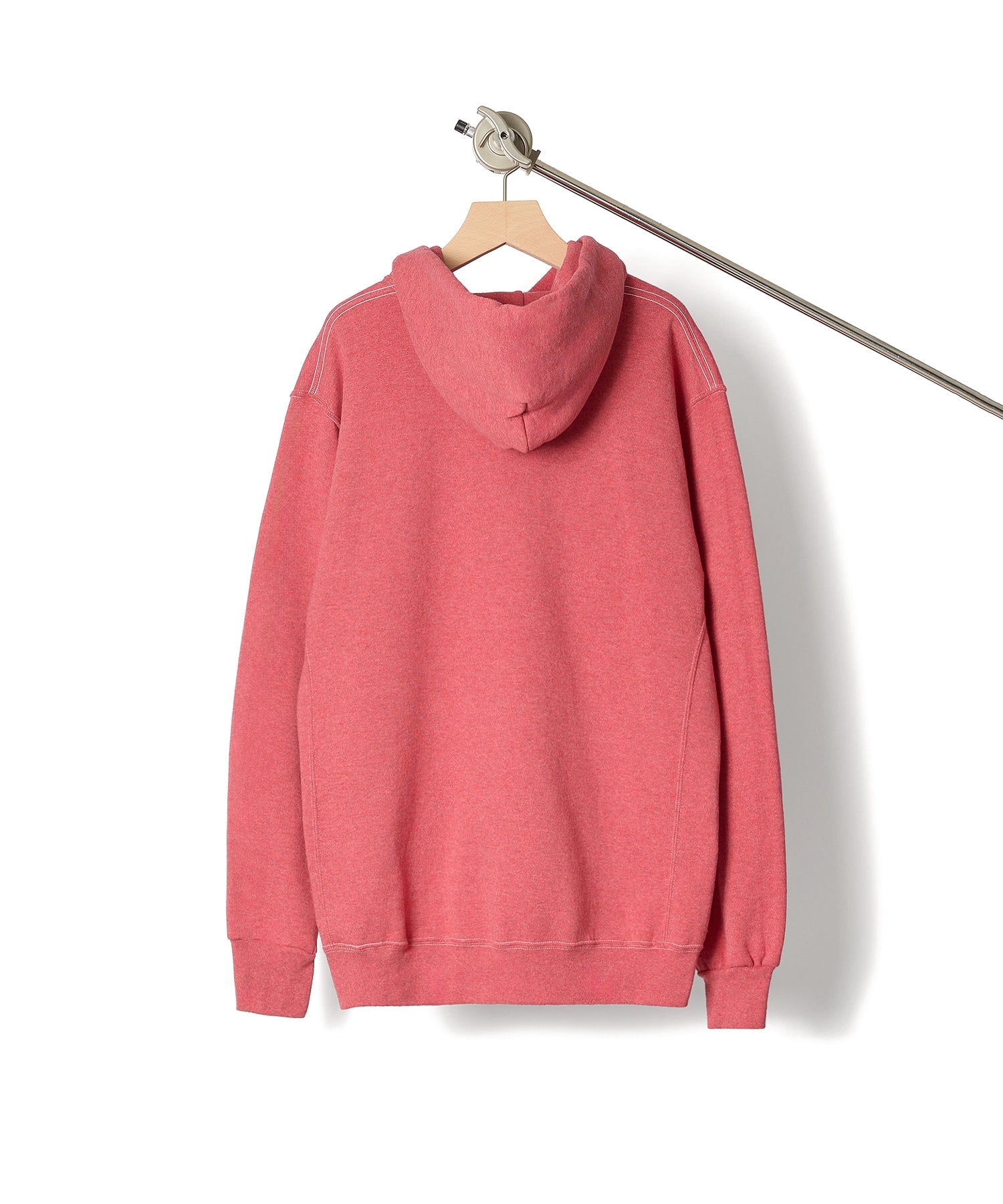 ×RUSSELL ATHLETIC STANDARD SWEAT HOODIE OVERDYE【RED】