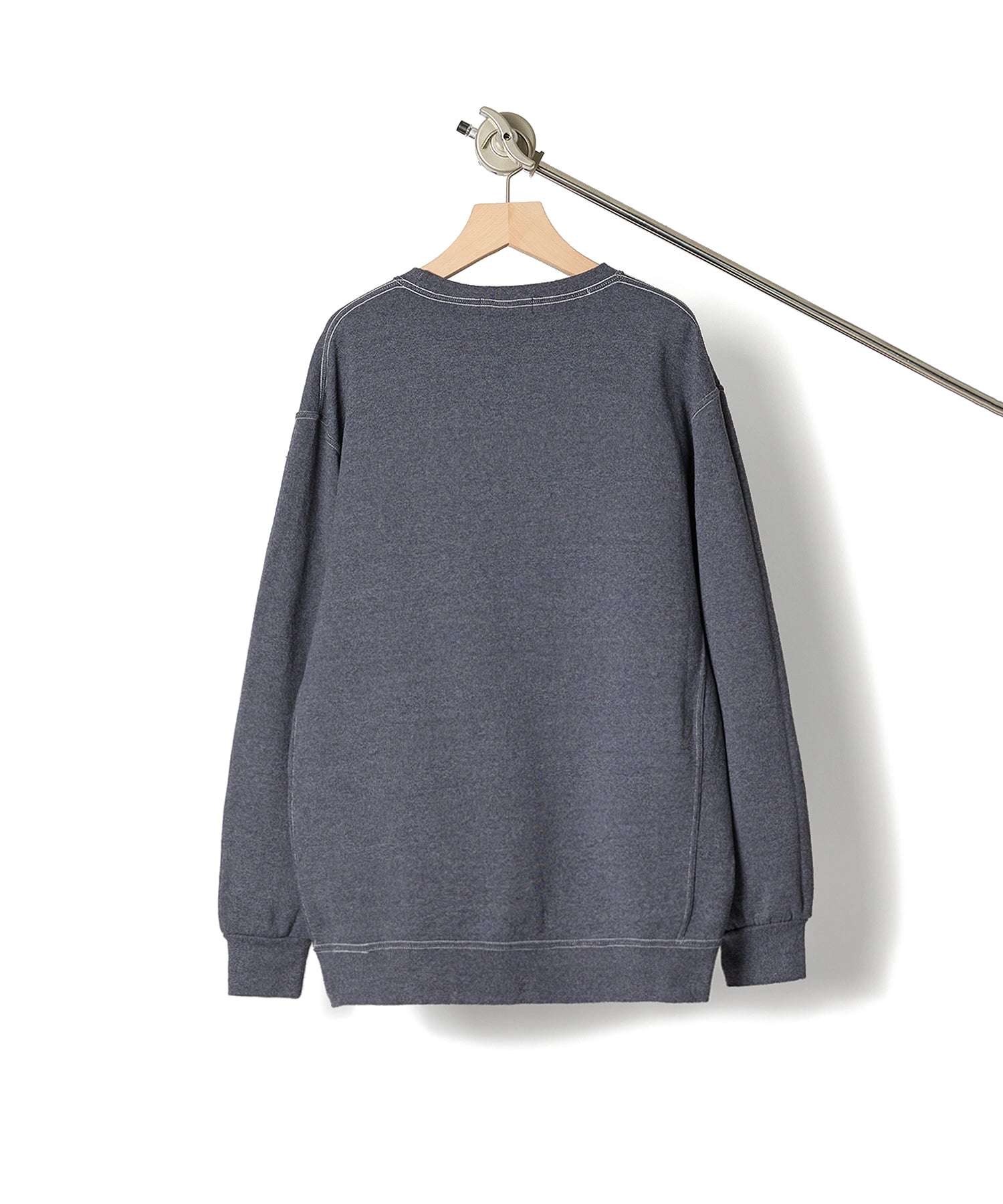 ×RUSSELL ATHLETIC STANDARD CREWNECK SWEAT OVERDYE【CHARCOAL】