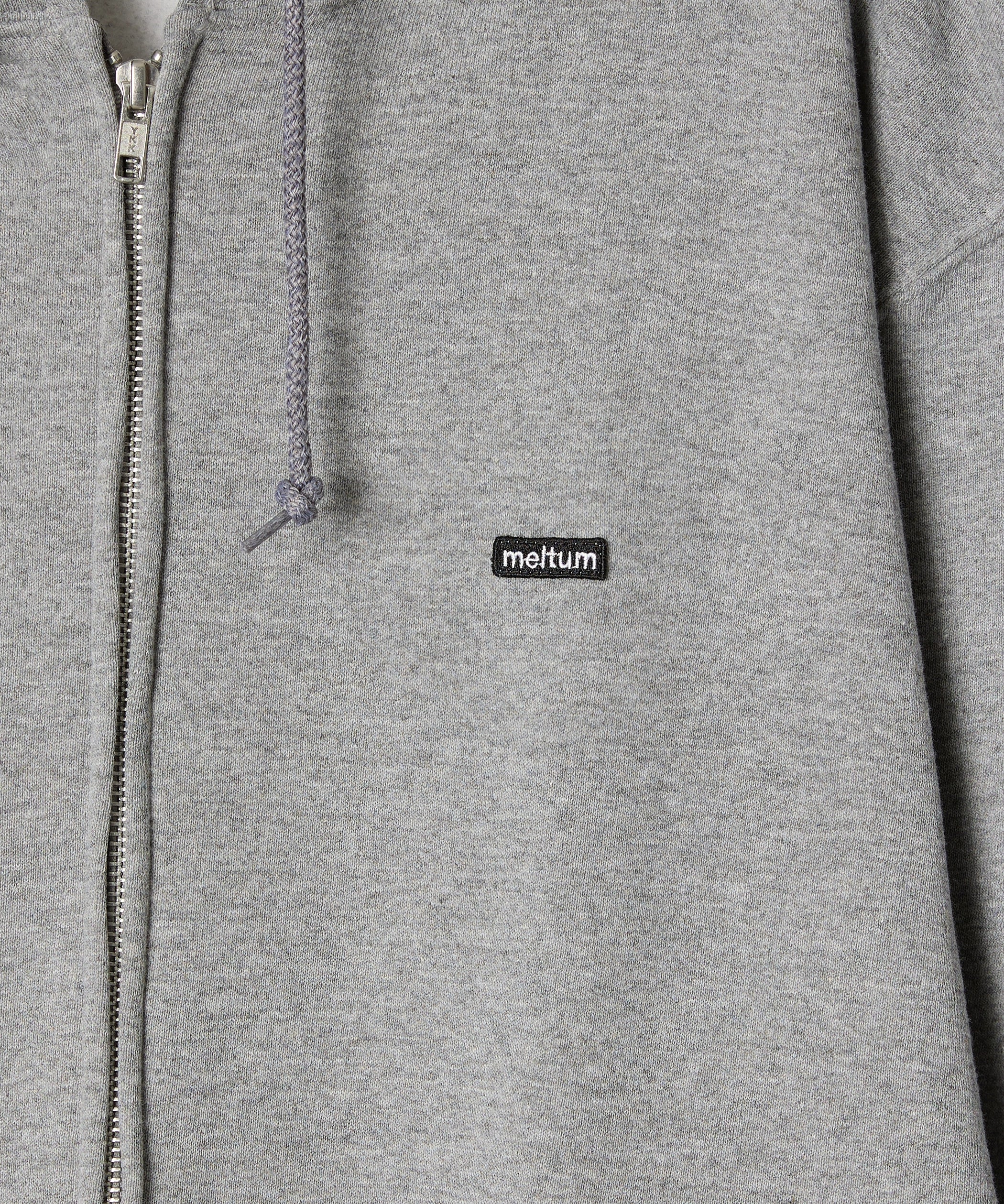 ×RUSSELL ATHLETIC STANDARD ZIP HOODIE [GREY]