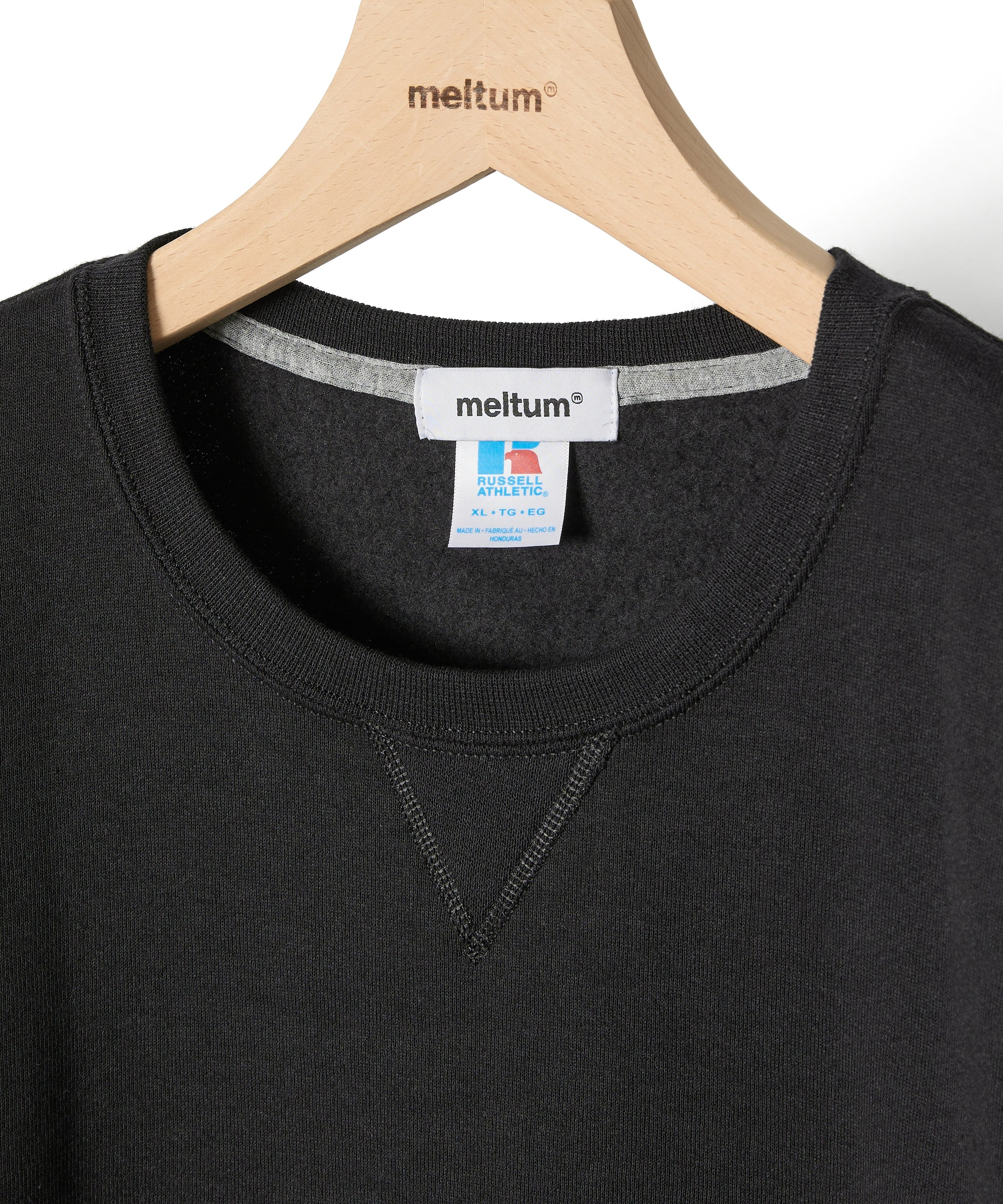 ×RUSSELL ATHLETIC STANDARD CREWNECK SWEAT [BLACK]