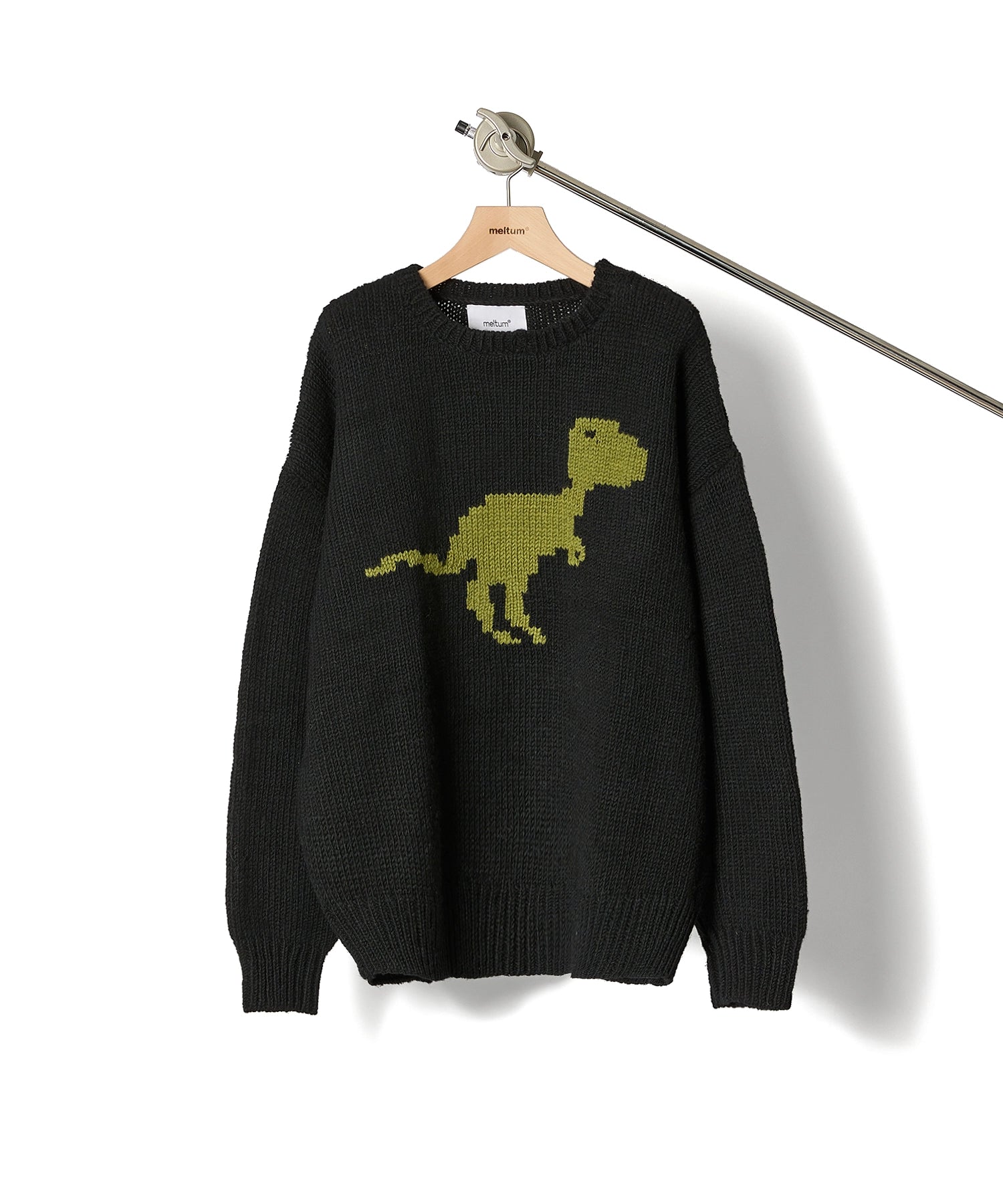 HAND KNIT (DINOSAUR) 【BLACK】