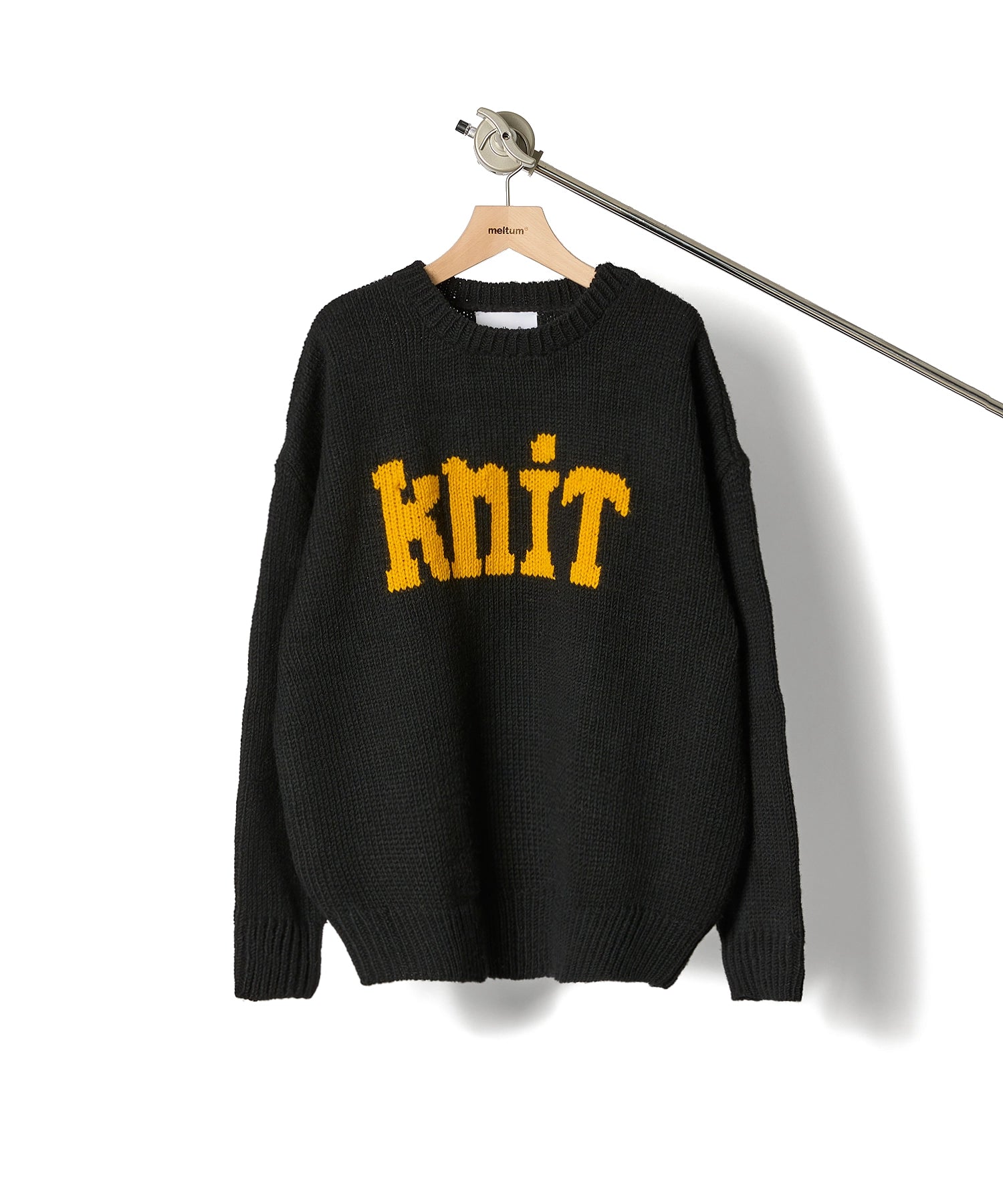 HAND KNIT (KNIT) 【BLACK】