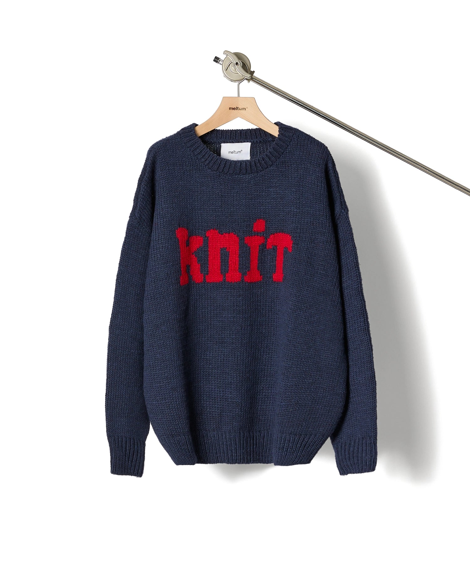 HAND KNIT (KNIT) 【NAVY】