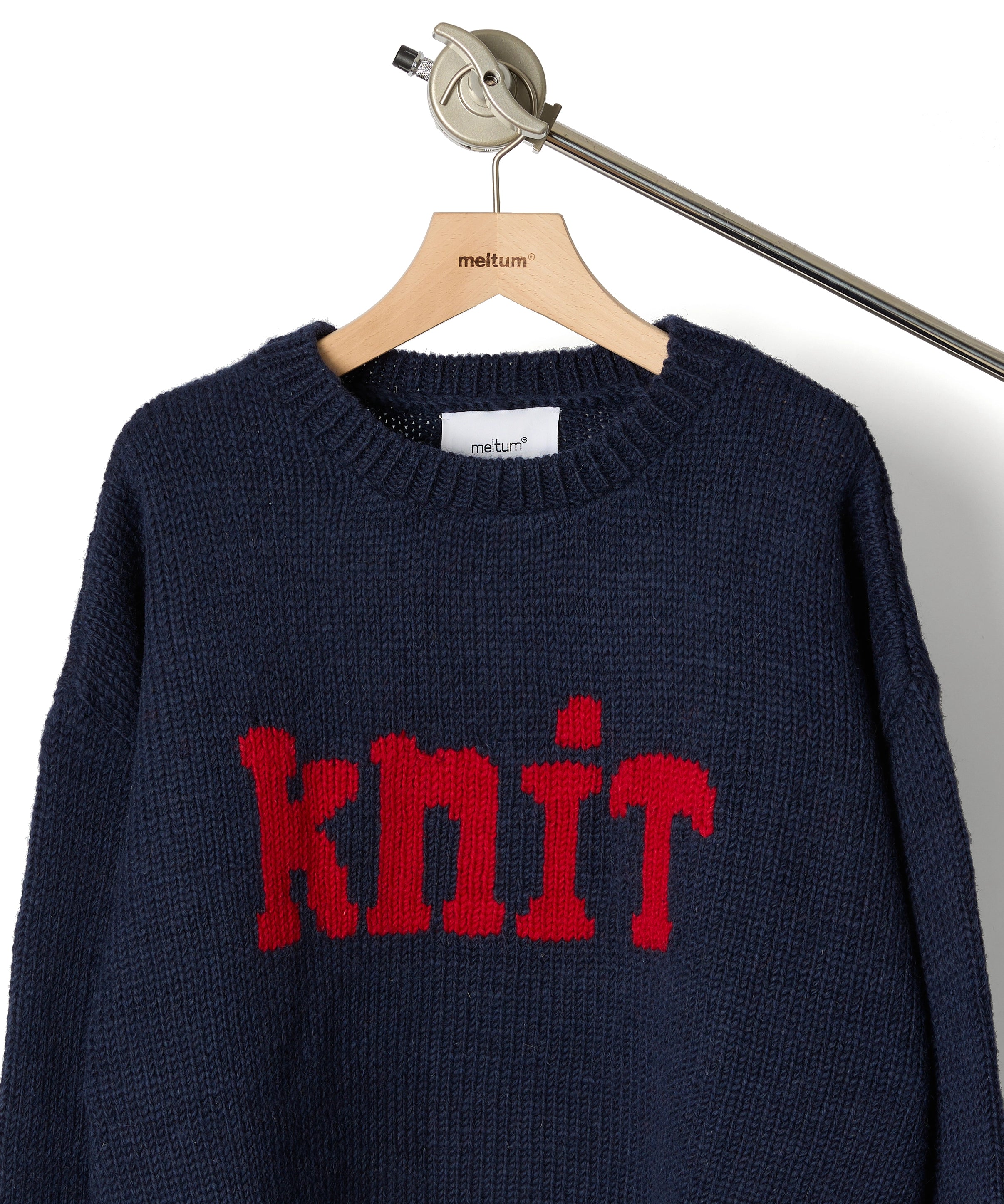 HAND KNIT (KNIT) 【NAVY】