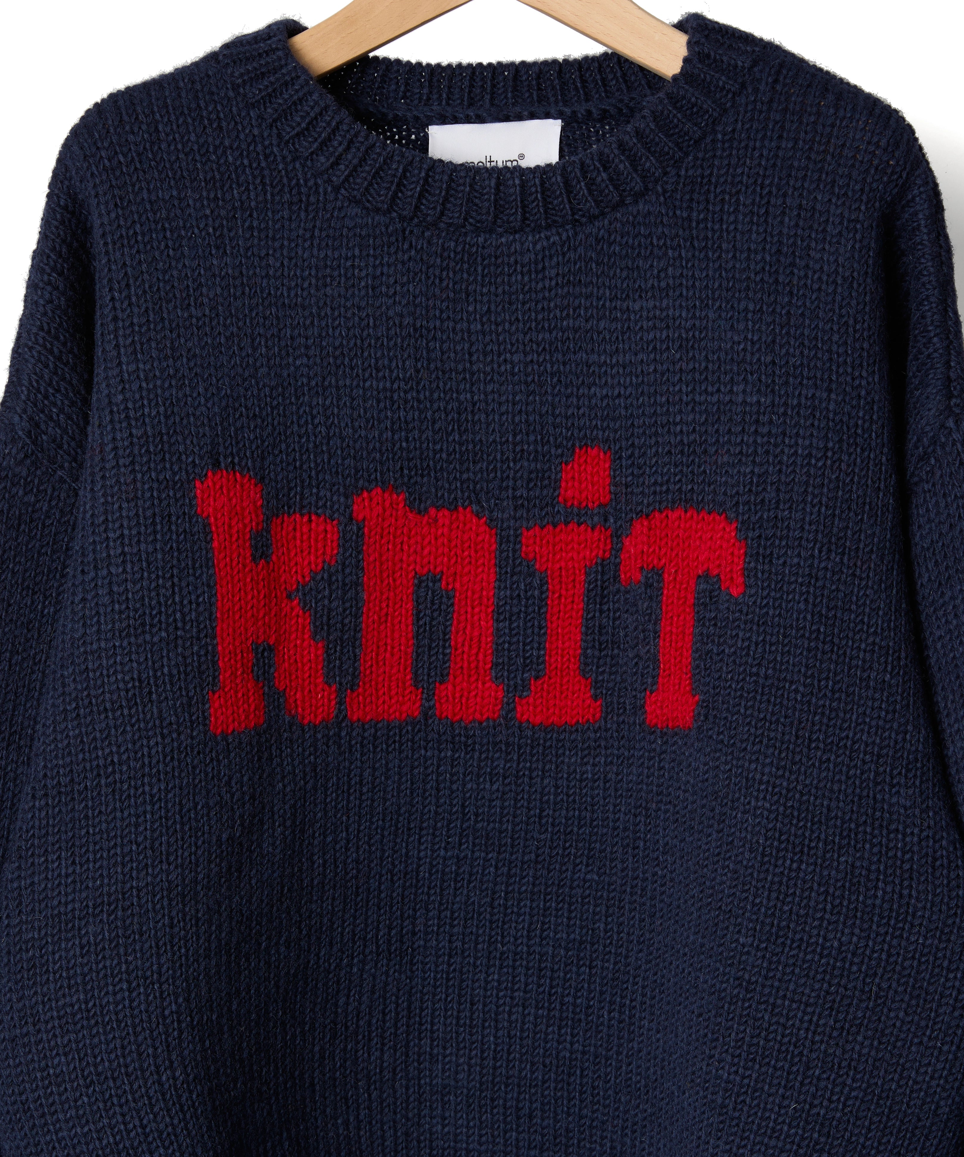 HAND KNIT (KNIT) 【NAVY】