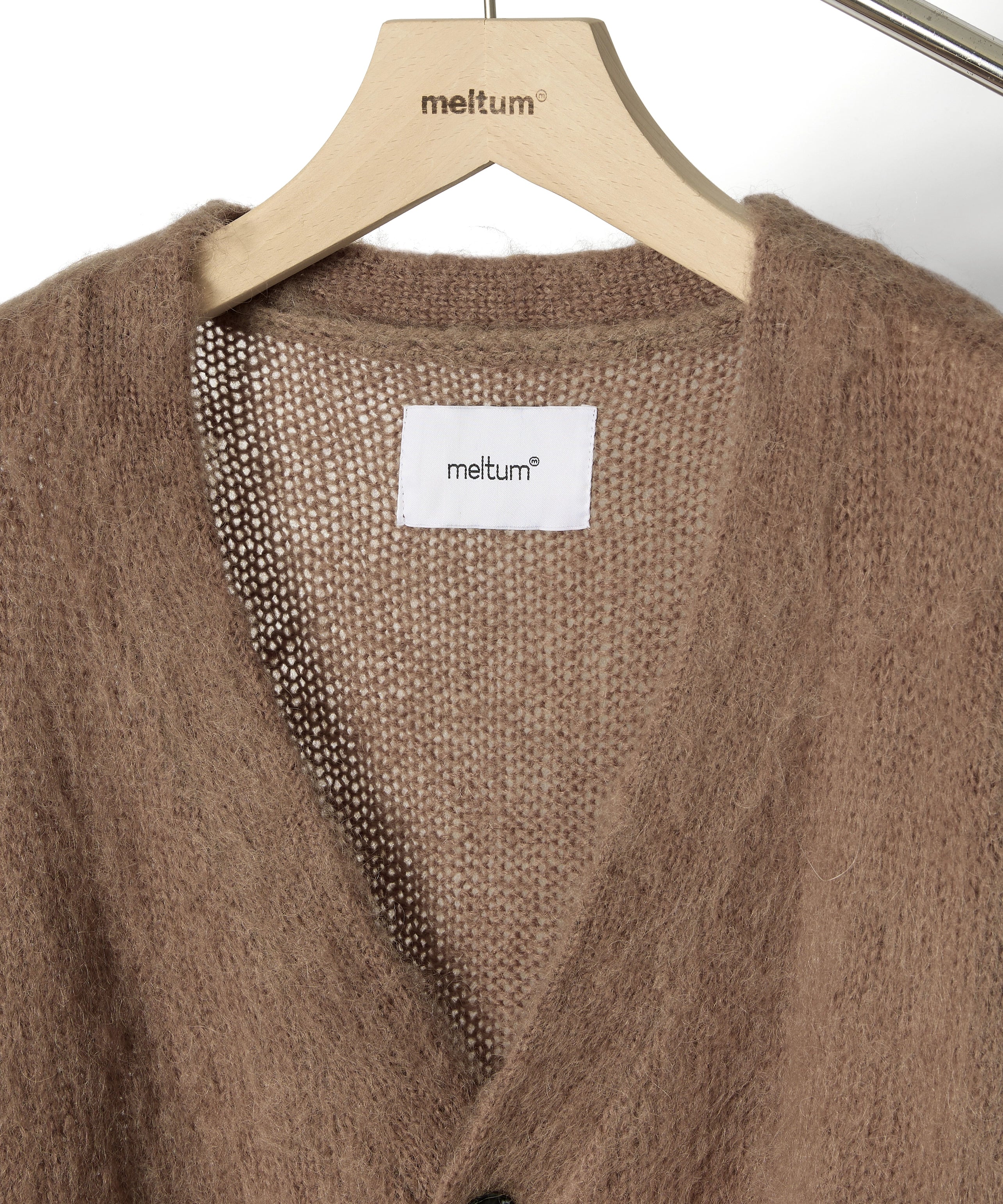 MOHAIR CARDIGAN【BROWN】