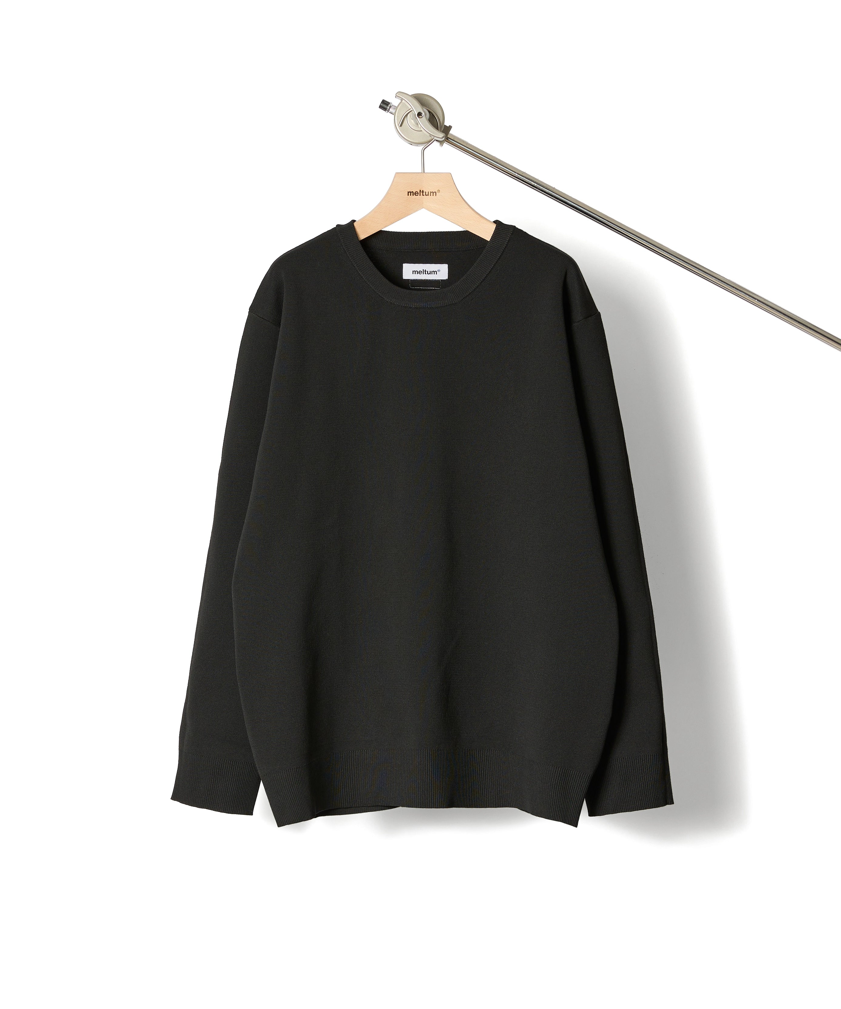 MILANO CREWNECK KNIT【BLACK】