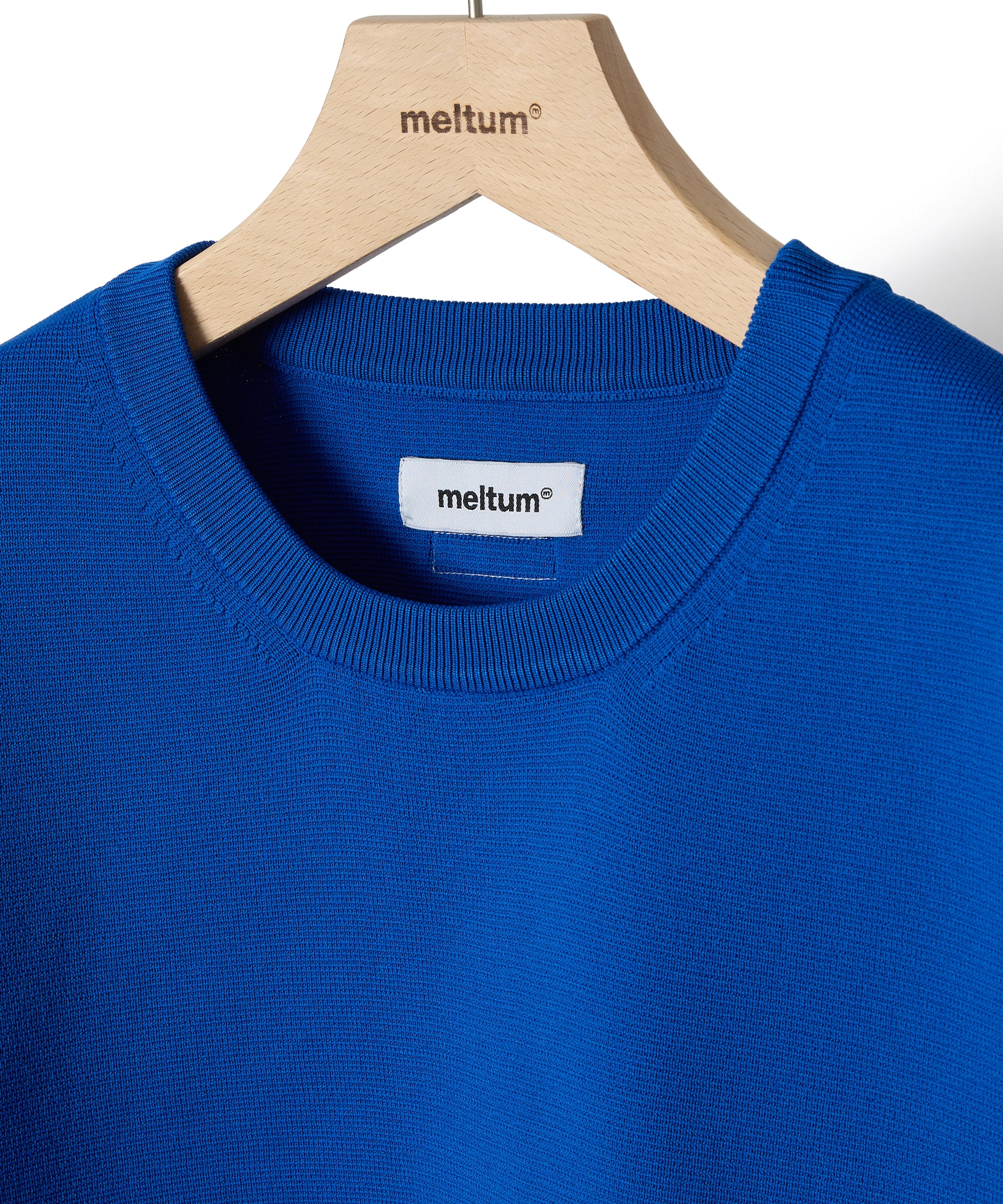 MILANO CREWNECK KNIT【BLUE】