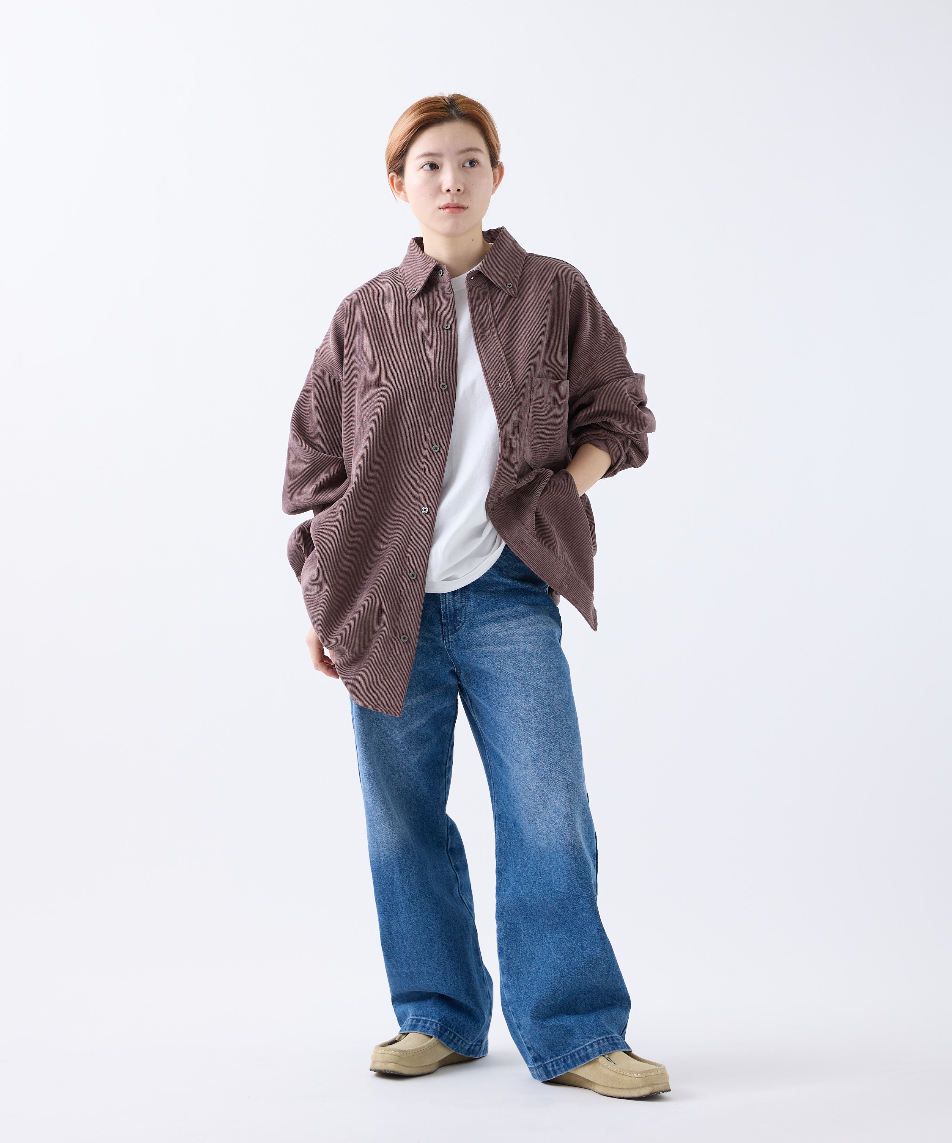 OVERSIZED CORDUROY SHIRT