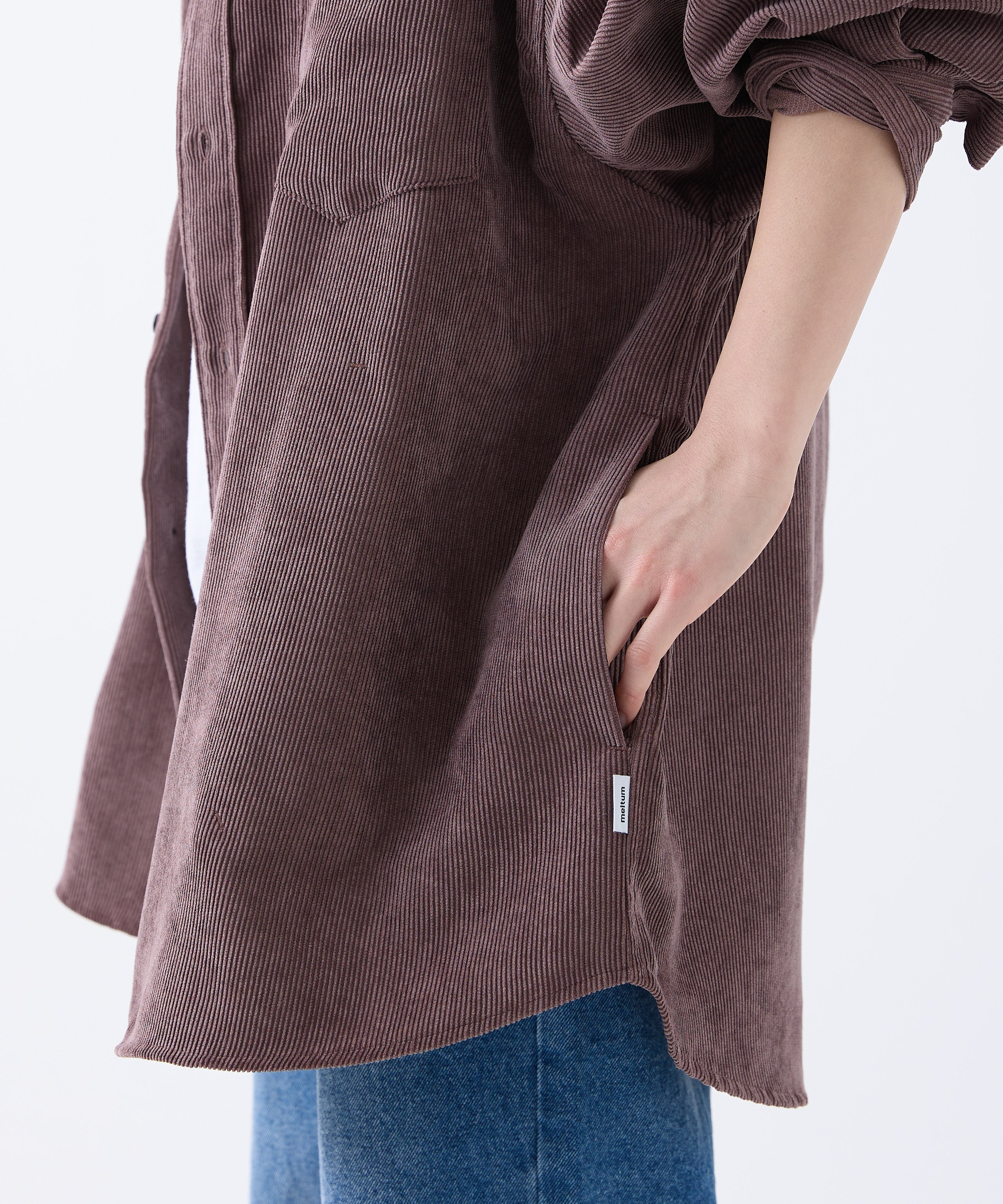 OVERSIZED CORDUROY SHIRT