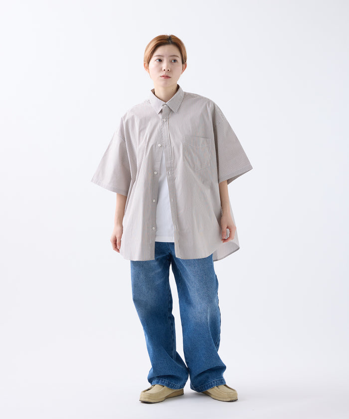 LOOSE STRIPE SHIRT S/S