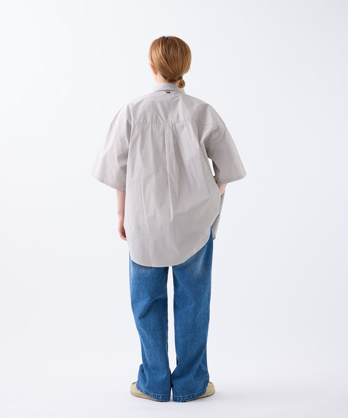 LOOSE STRIPE SHIRT S/S